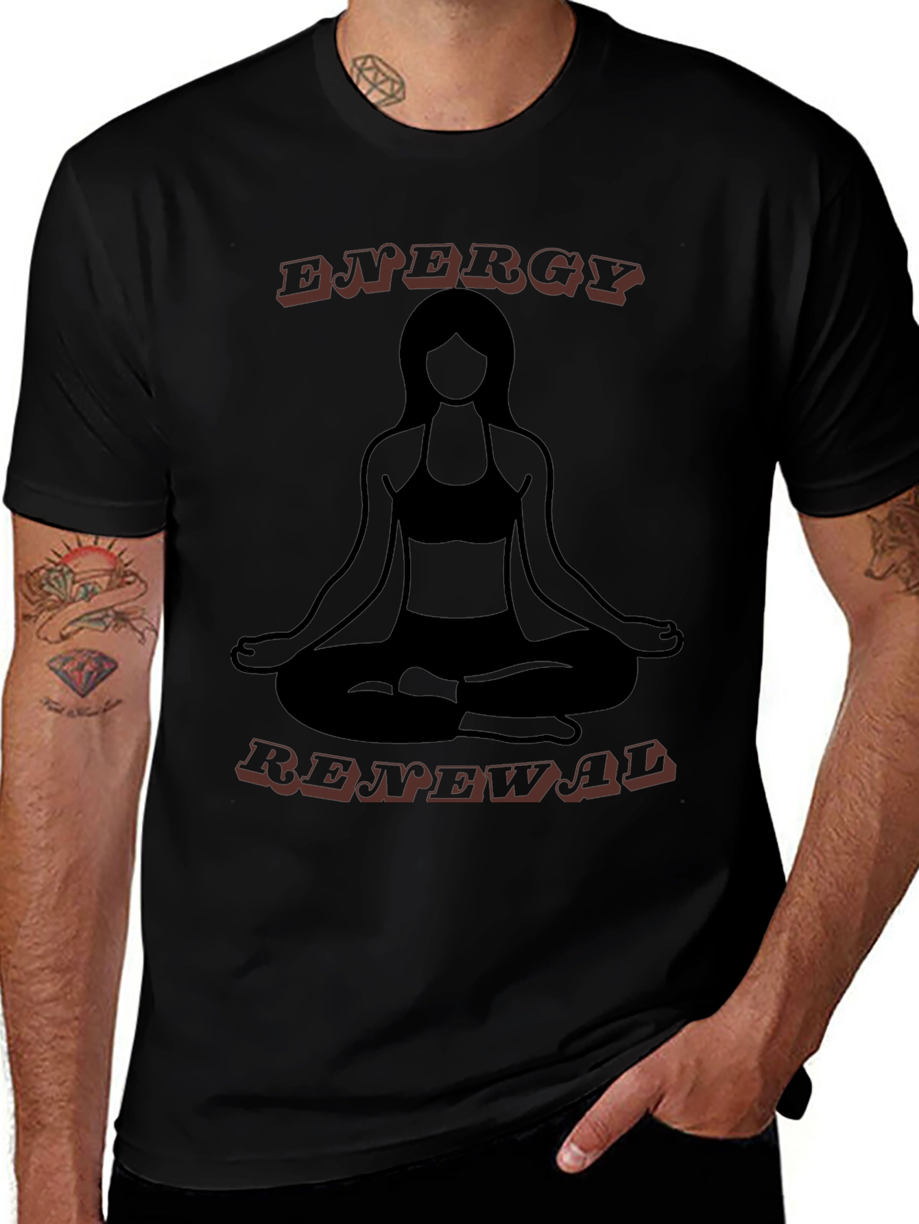 Energy Renewal Yoga Graphic T-Shirt