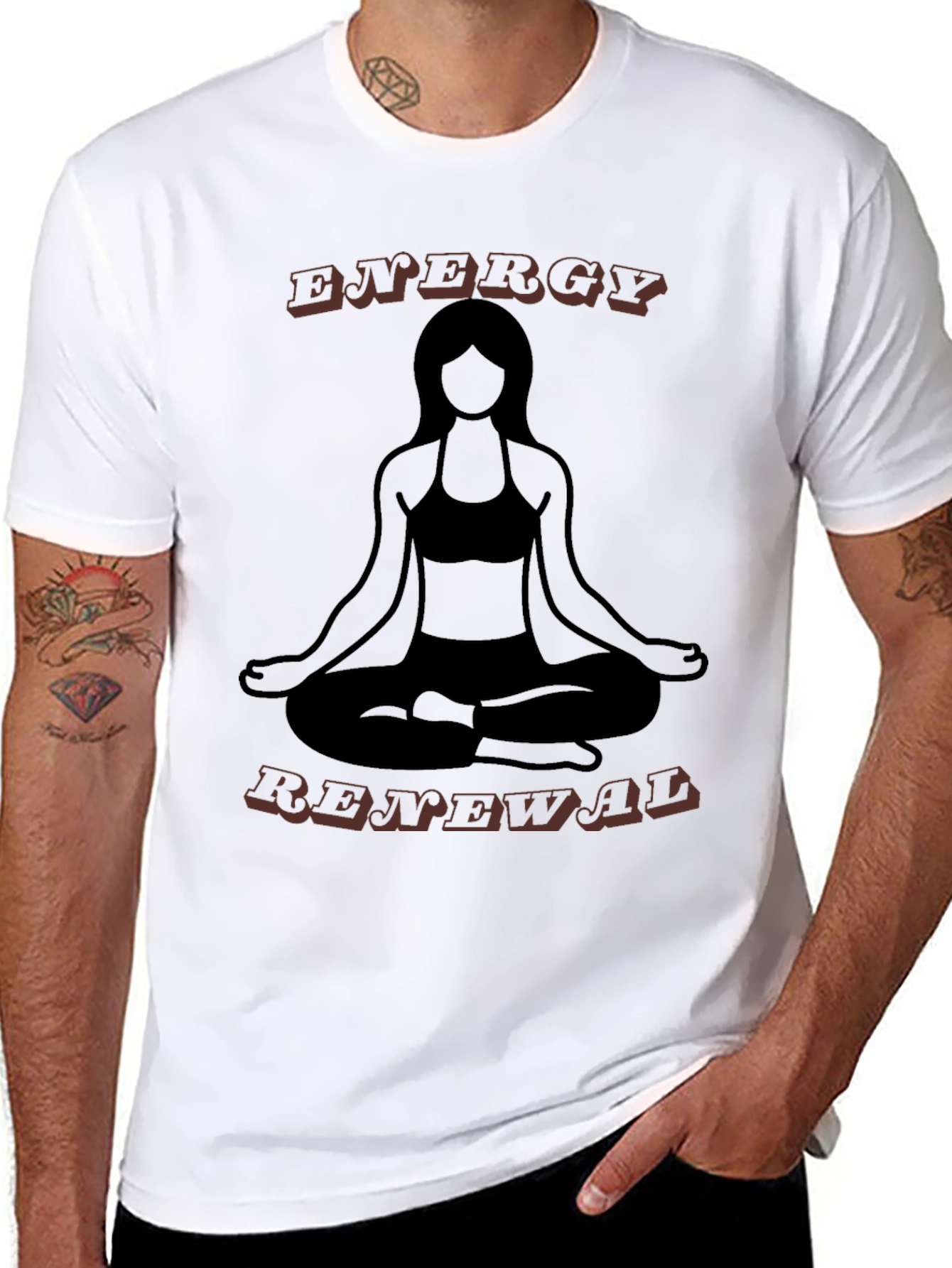 Energy Renewal Yoga Graphic T-Shirt