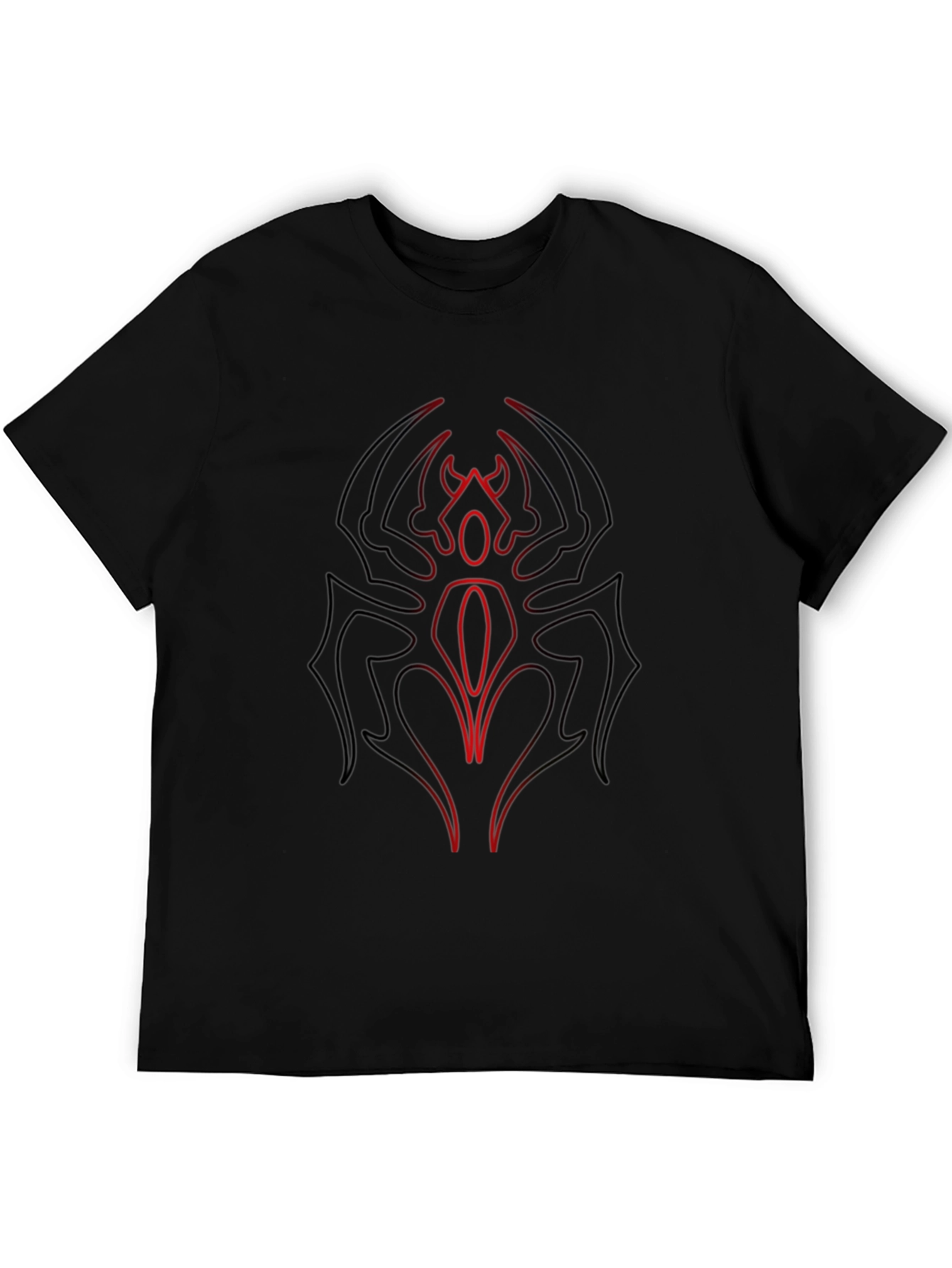Spider Graphic Tee - Black Cotton Blend