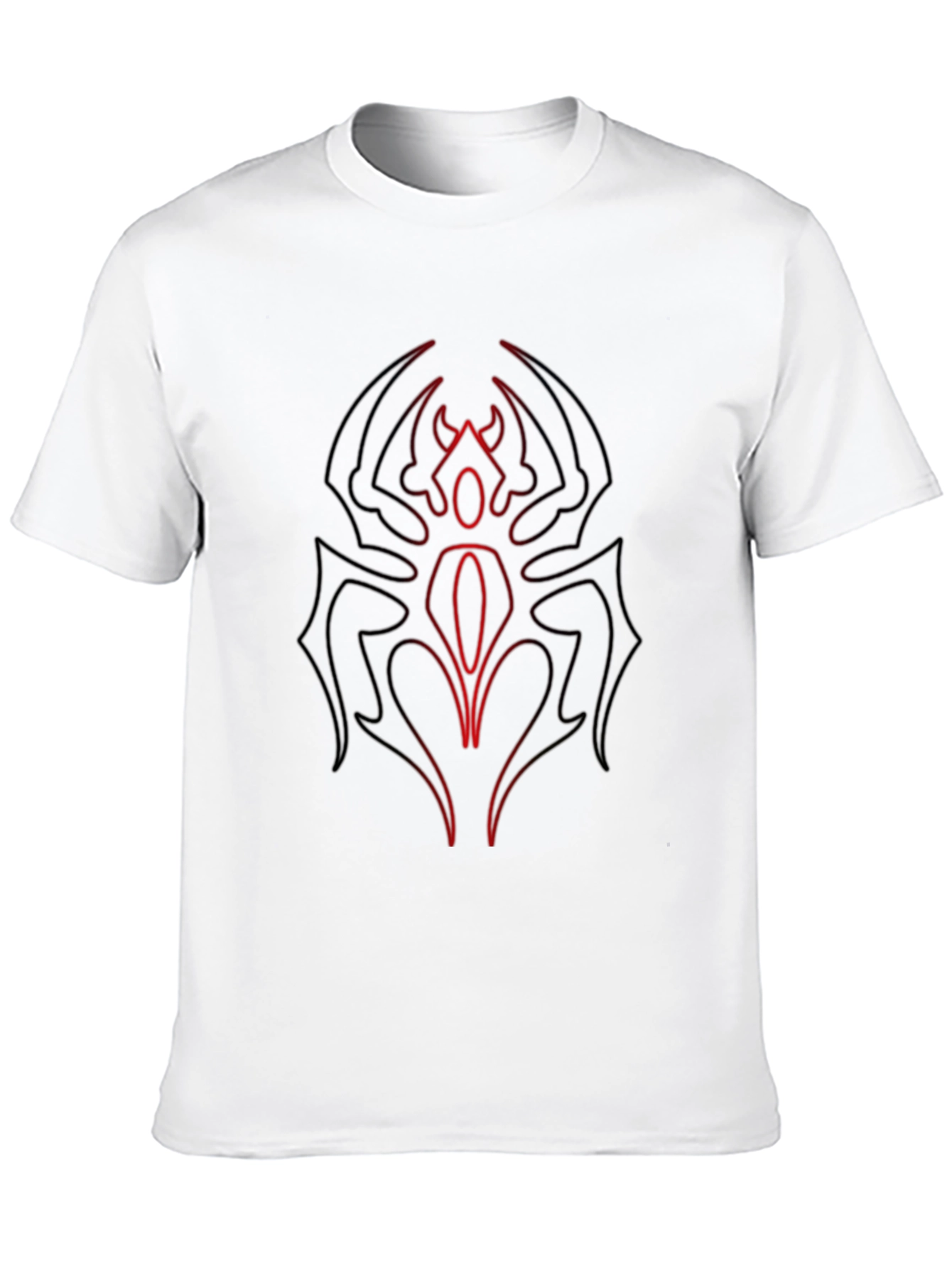 Spider Graphic Tee - Black Cotton Blend