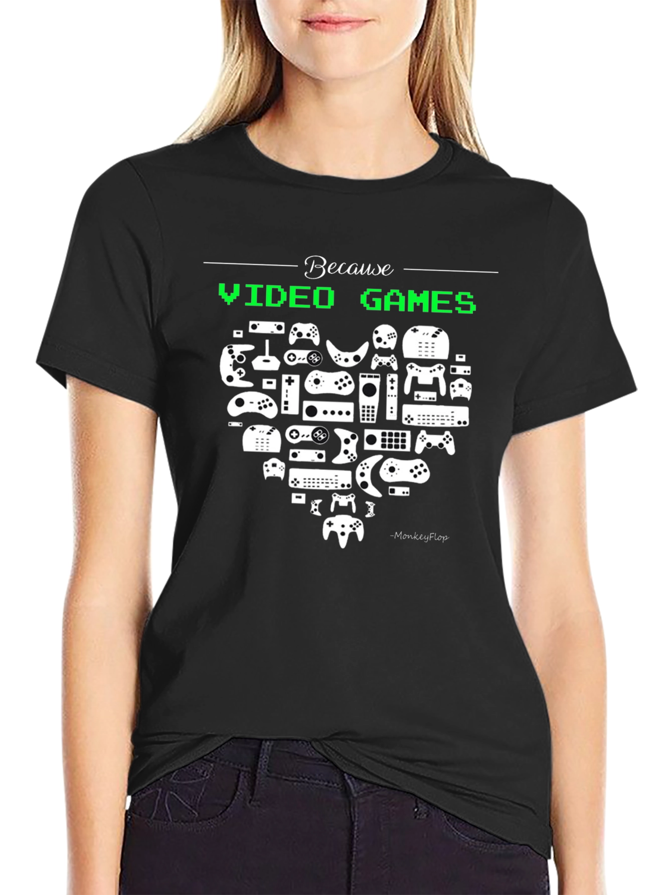 Video Games Heart T-Shirt - Gamer Tee