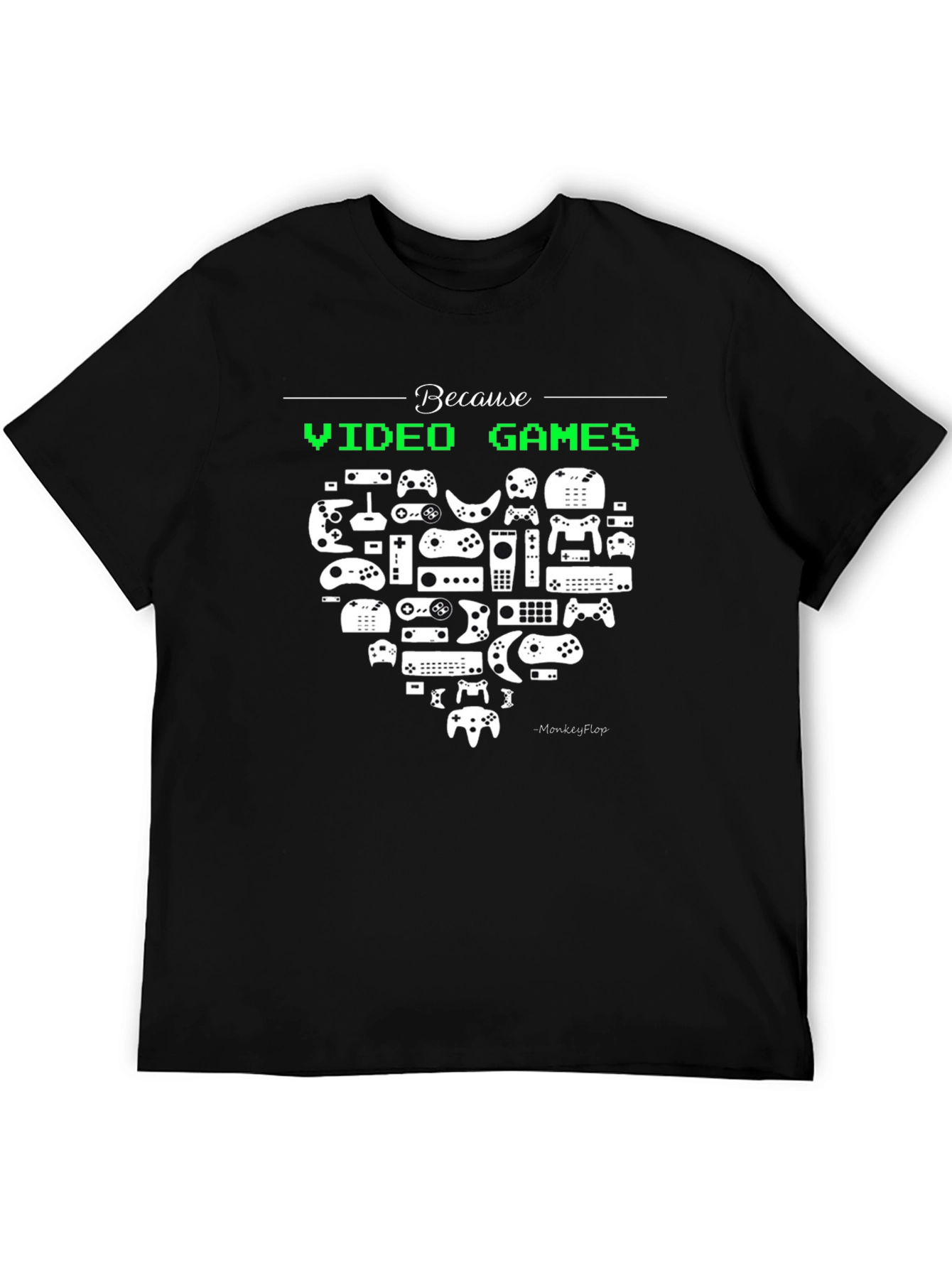 Video Games Heart T-Shirt - Gamer Tee