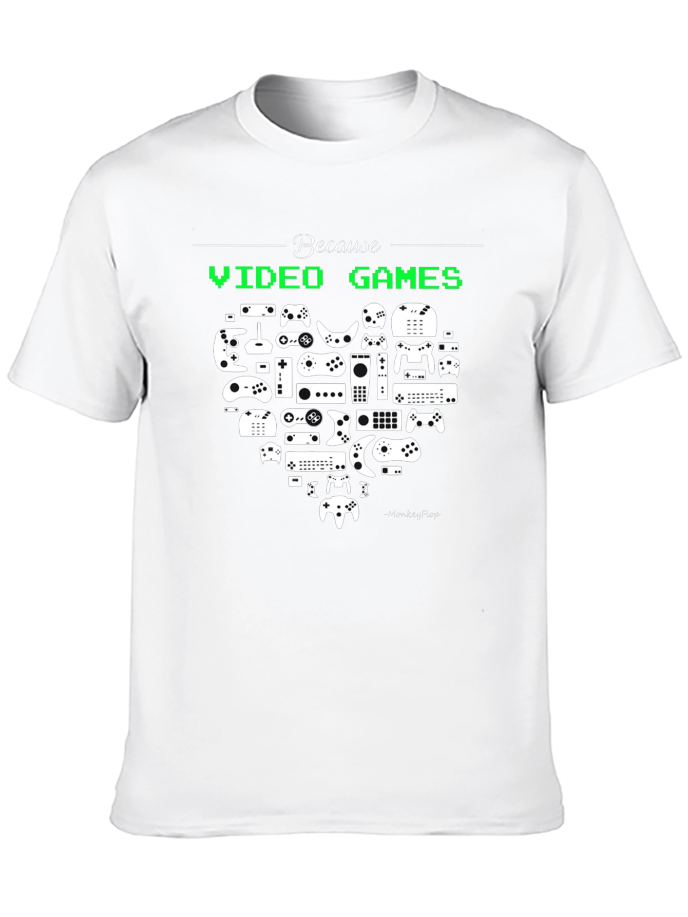 Video Games Heart T-Shirt - Gamer Tee