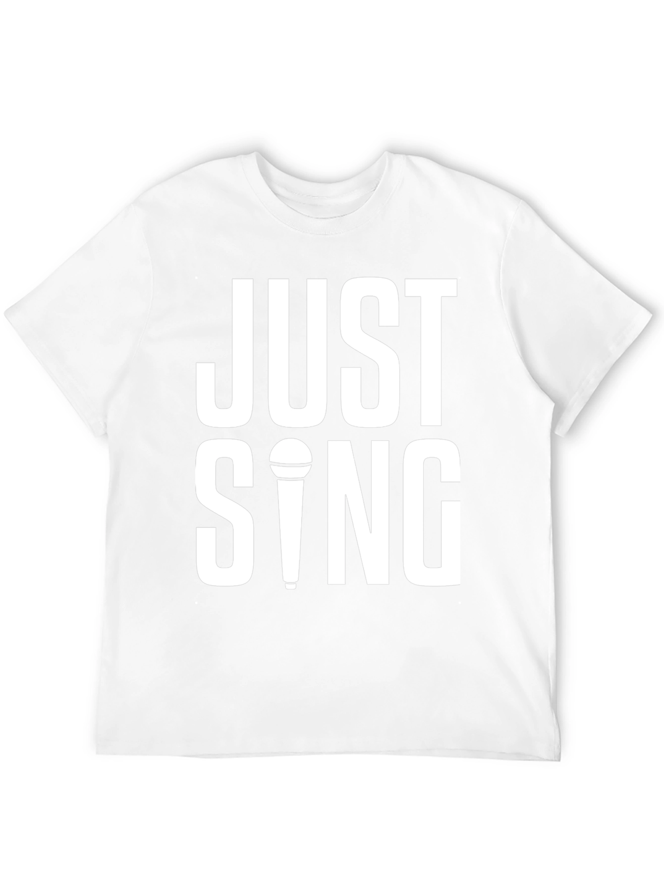 Just Sing T-Shirt - Black Graphic Tee