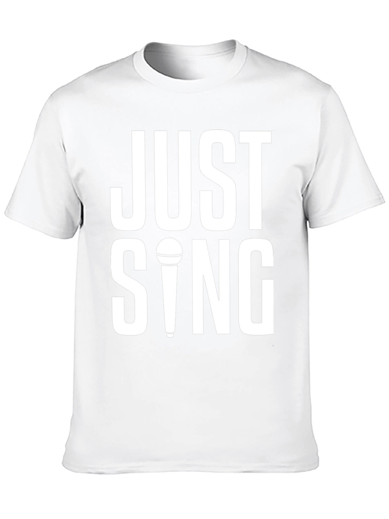 Just Sing T-Shirt - Black Graphic Tee