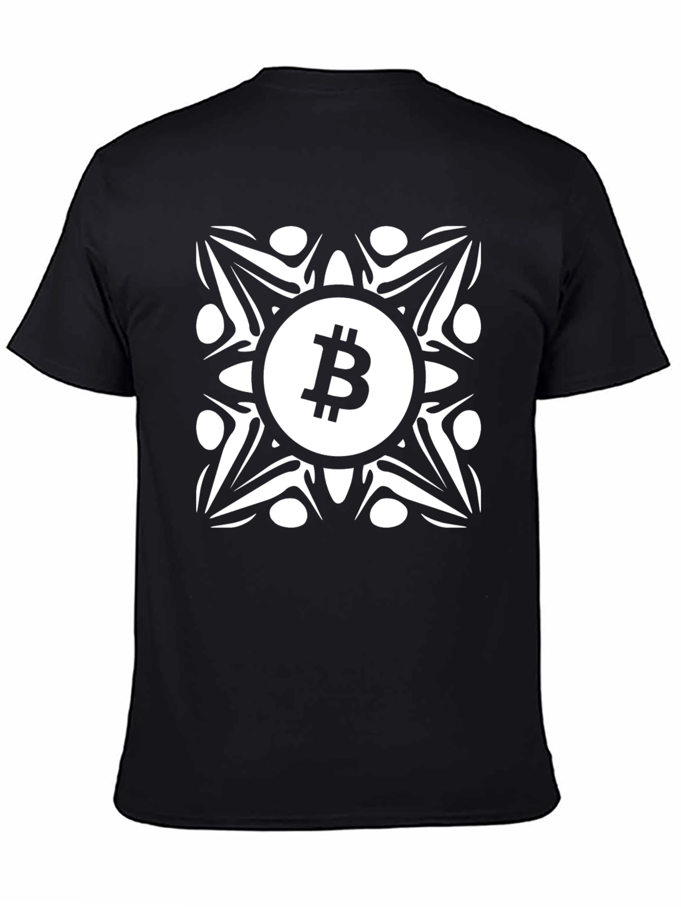 Bitcoin Mandala T-Shirt - Crypto Fashion