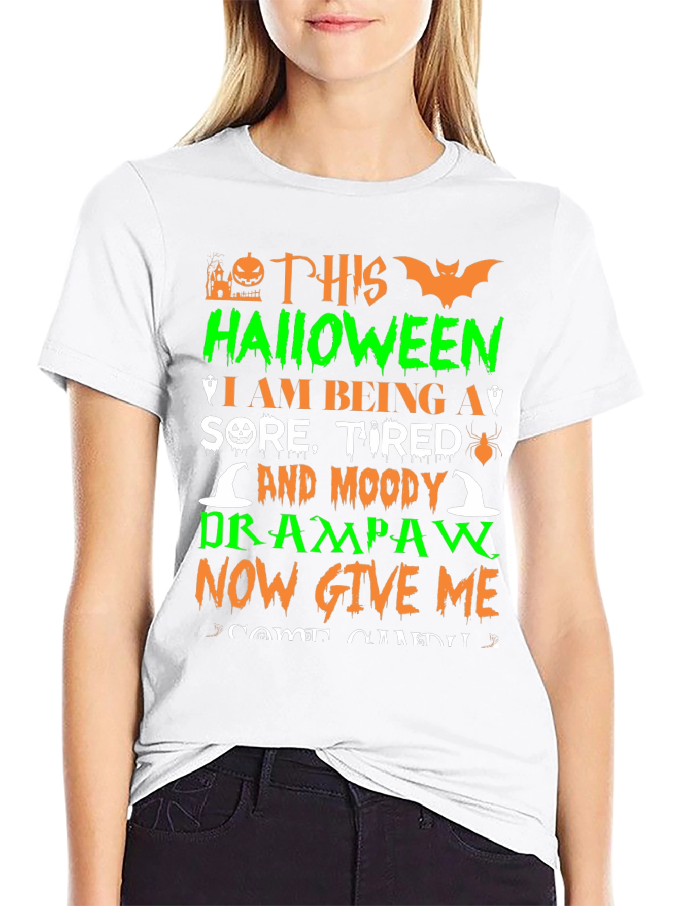 Halloween Sore Tired Drampaw T-Shirt