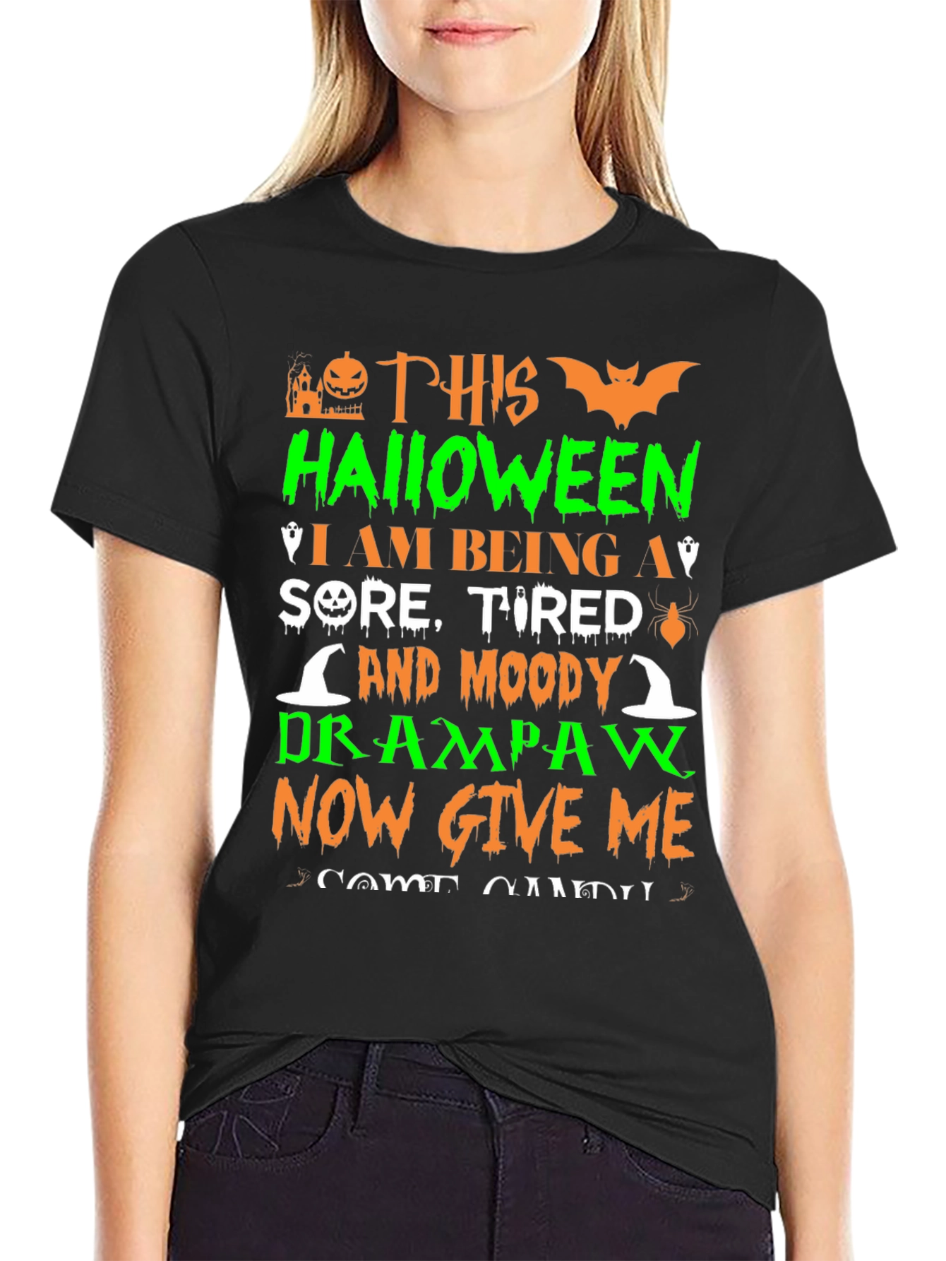 Halloween Sore Tired Drampaw T-Shirt
