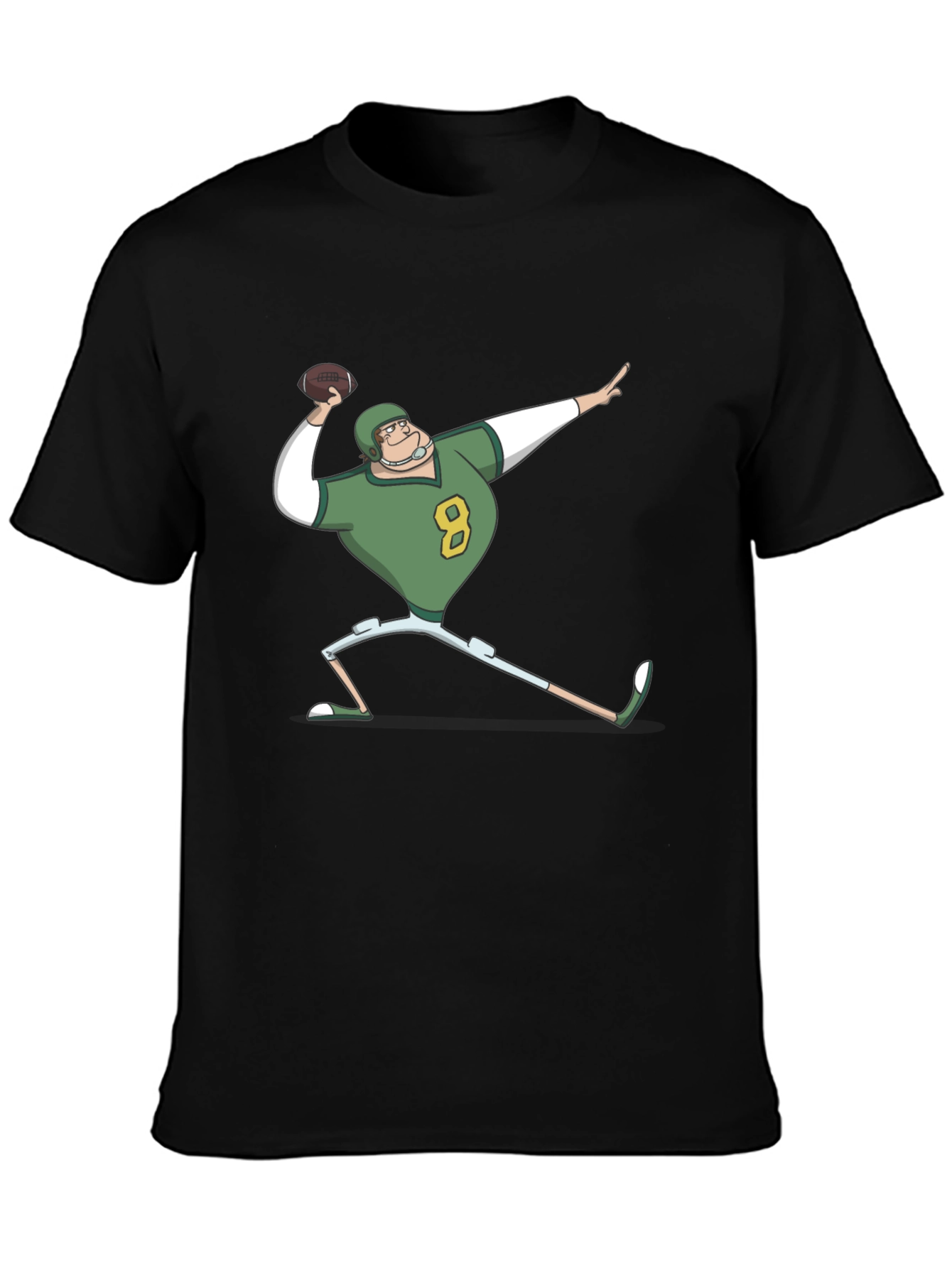Cartoon Football Player T-Shirt