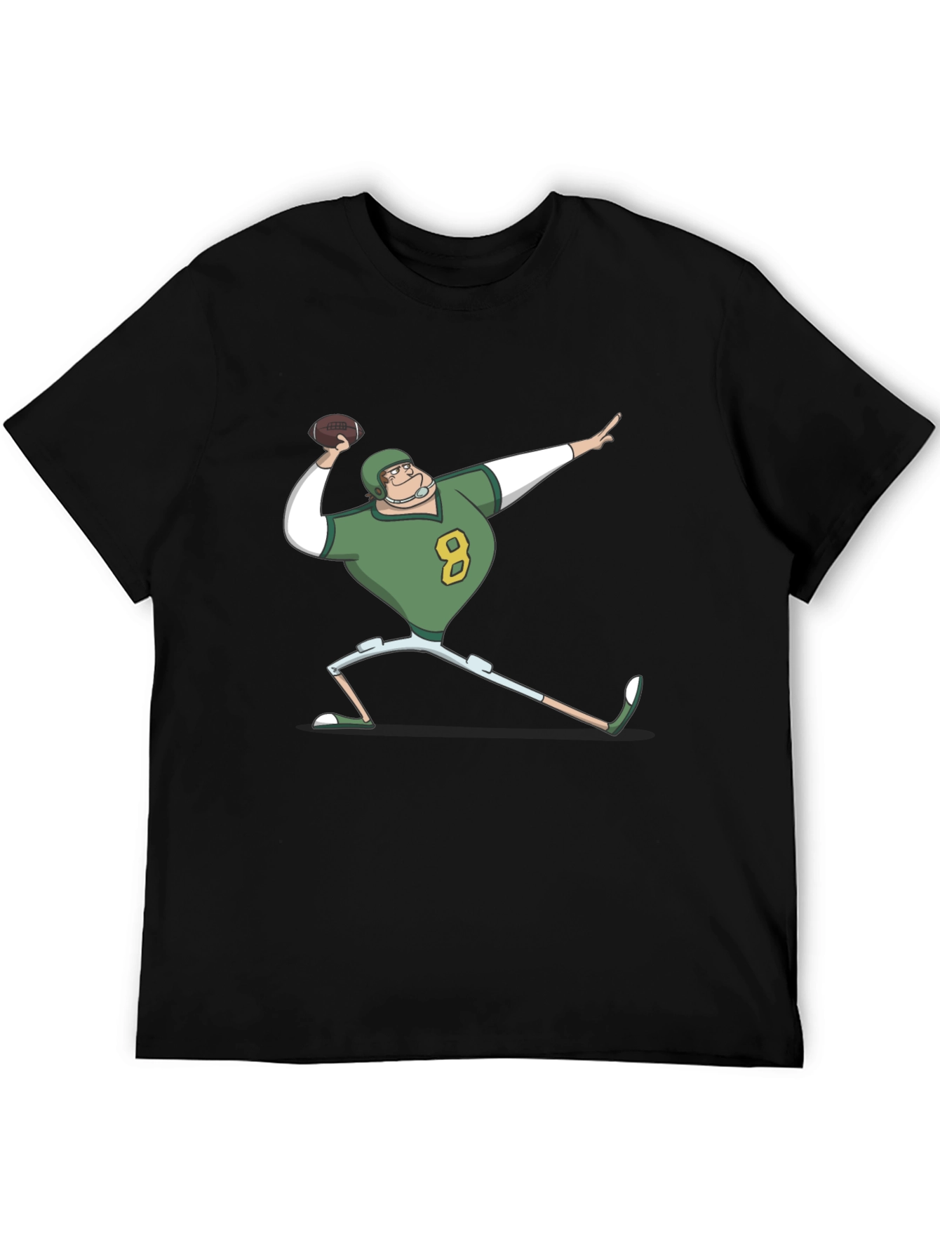 Cartoon Football Player T-Shirt