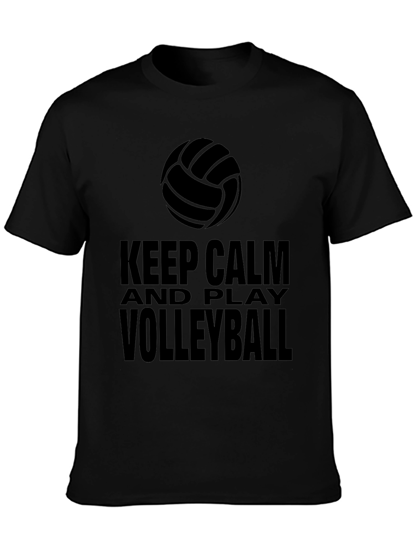 Keep Calm Volleyball Graphic T-Shirt