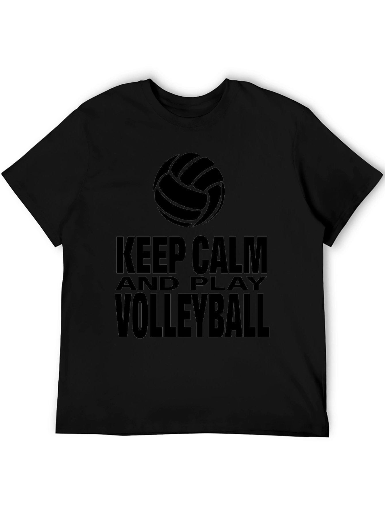 Keep Calm Volleyball Graphic T-Shirt