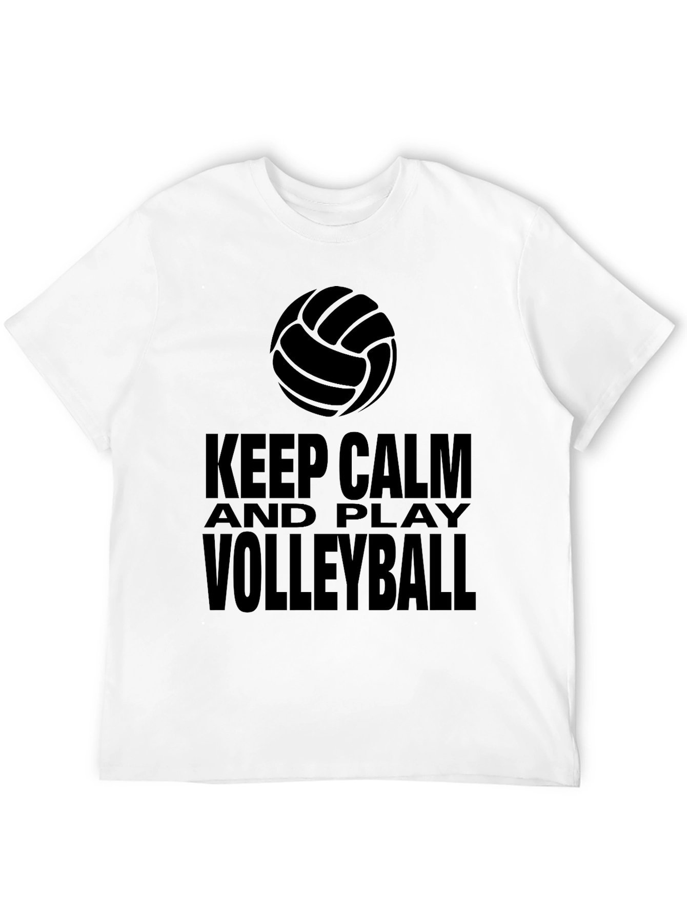 Keep Calm Volleyball Graphic T-Shirt