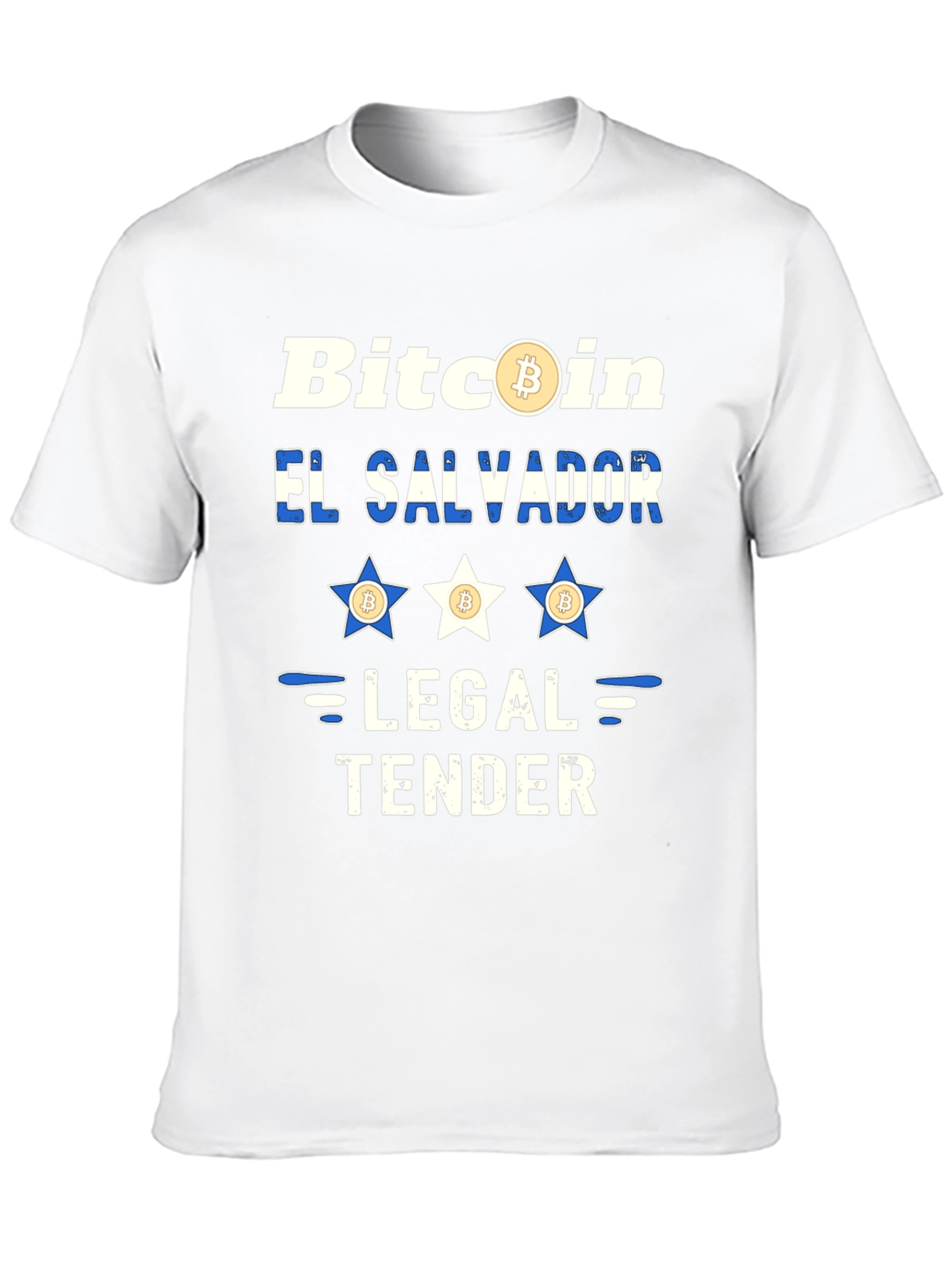 Bitcoin El Salvador Legal Tender Graphic T-Shirt