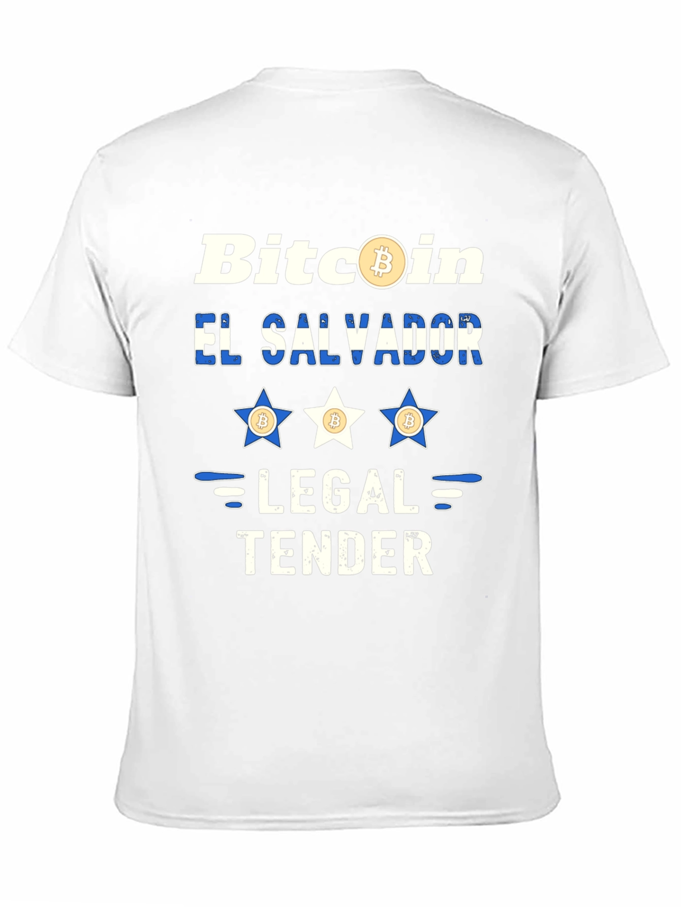 Bitcoin El Salvador Legal Tender Graphic T-Shirt
