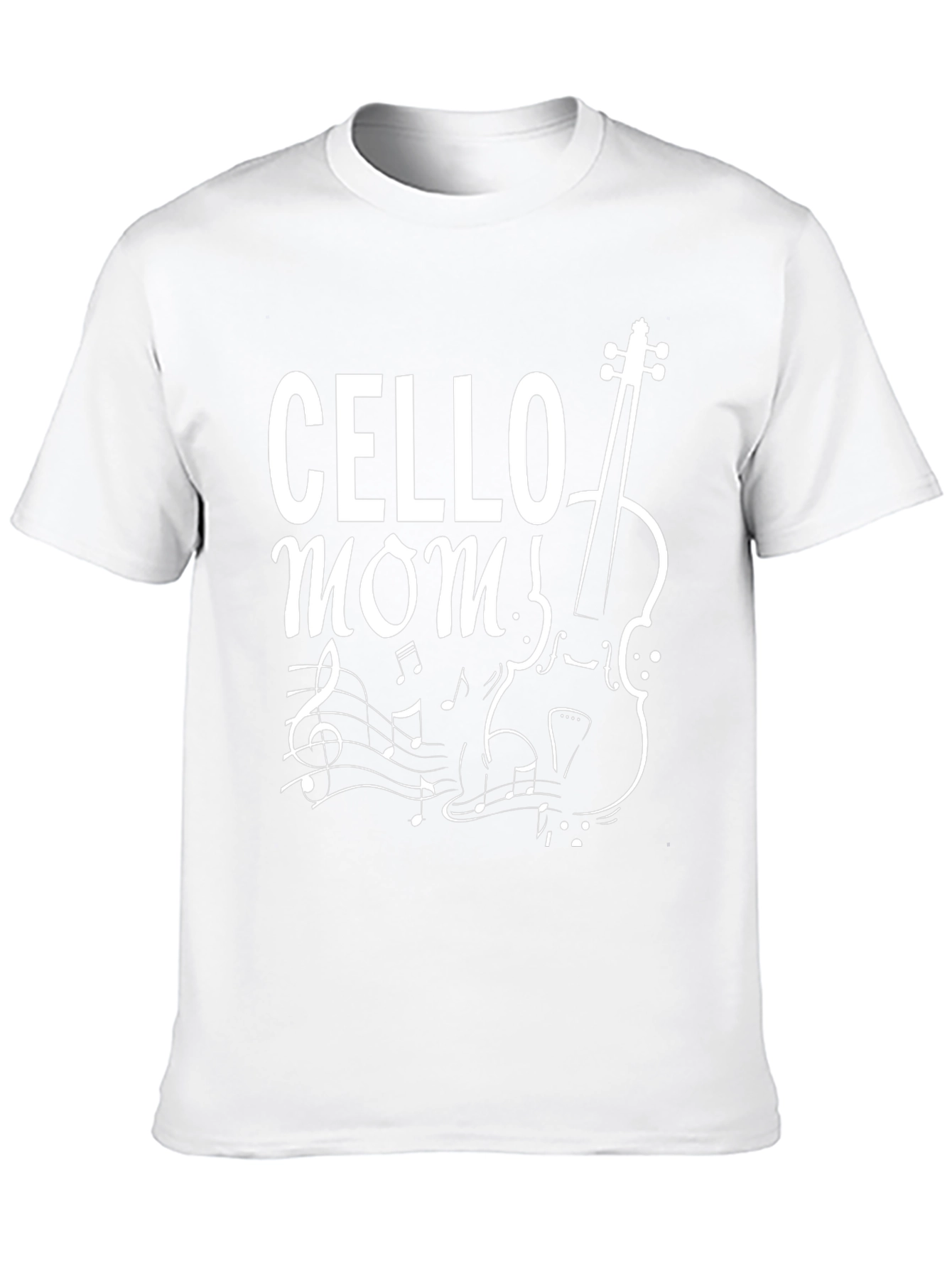 Cello Mom Graphic T-Shirt - Music Lover Tee