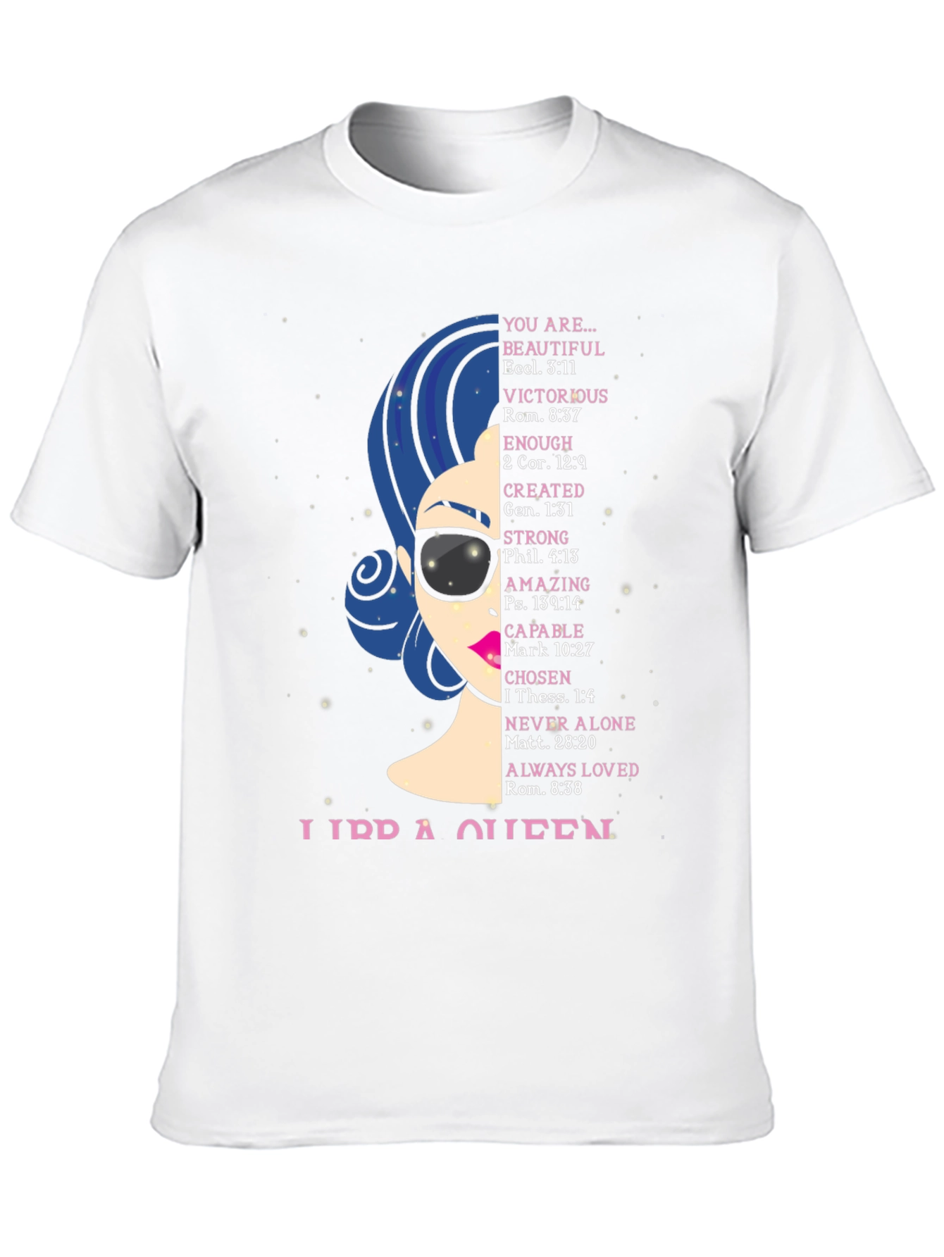 Libra Queen Graphic T-Shirt - Zodiac Birthday Gift