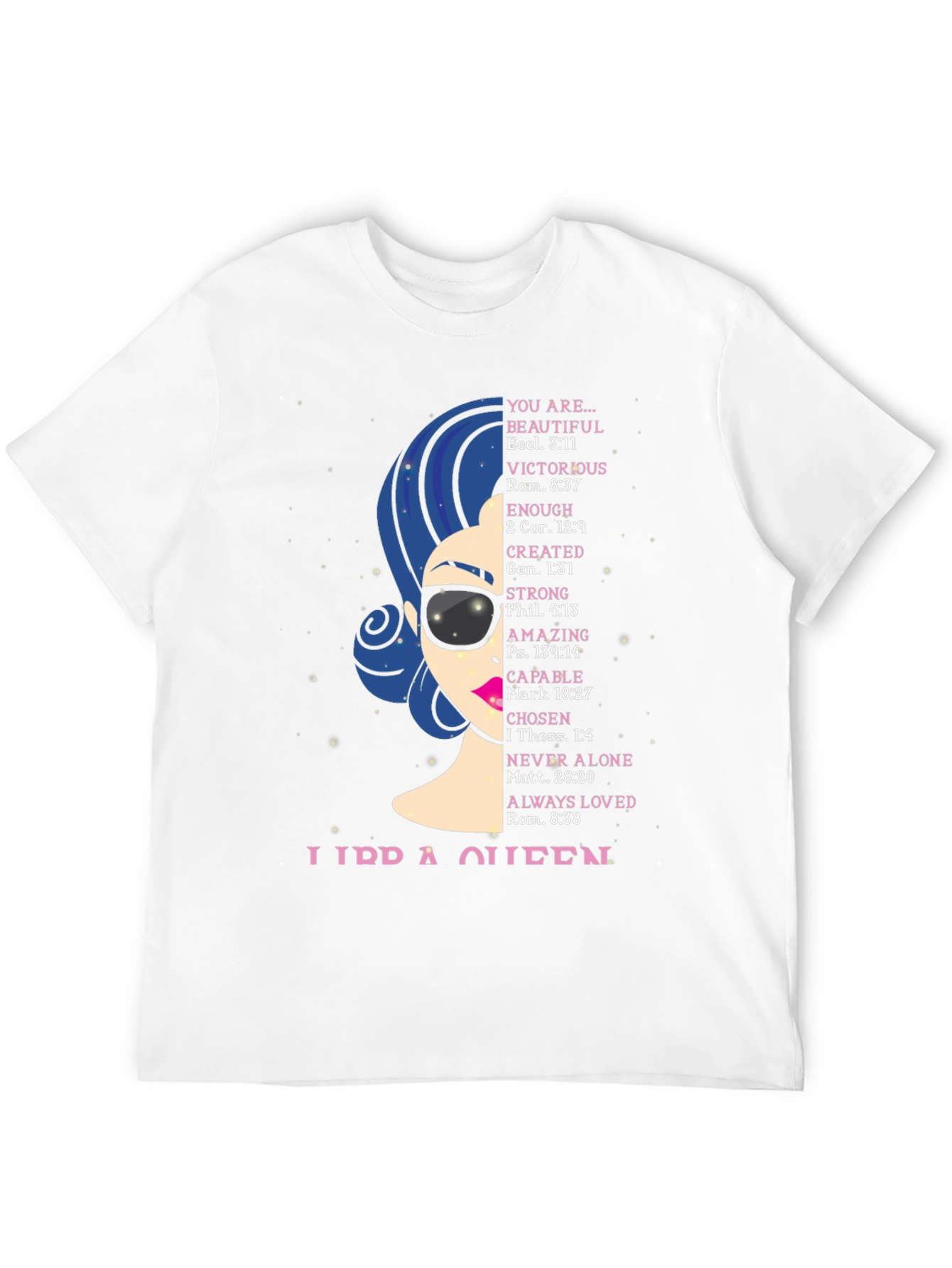 Libra Queen Graphic T-Shirt - Zodiac Birthday Gift