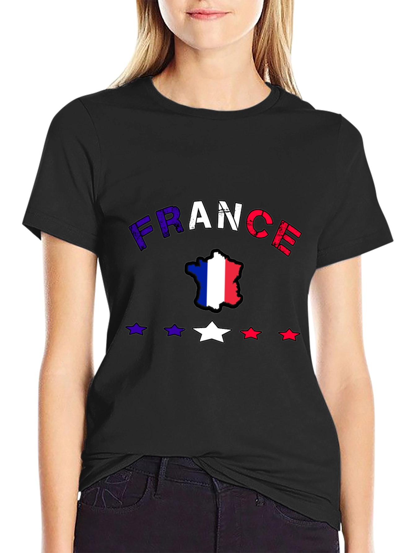 France Flag Graphic T-Shirt
