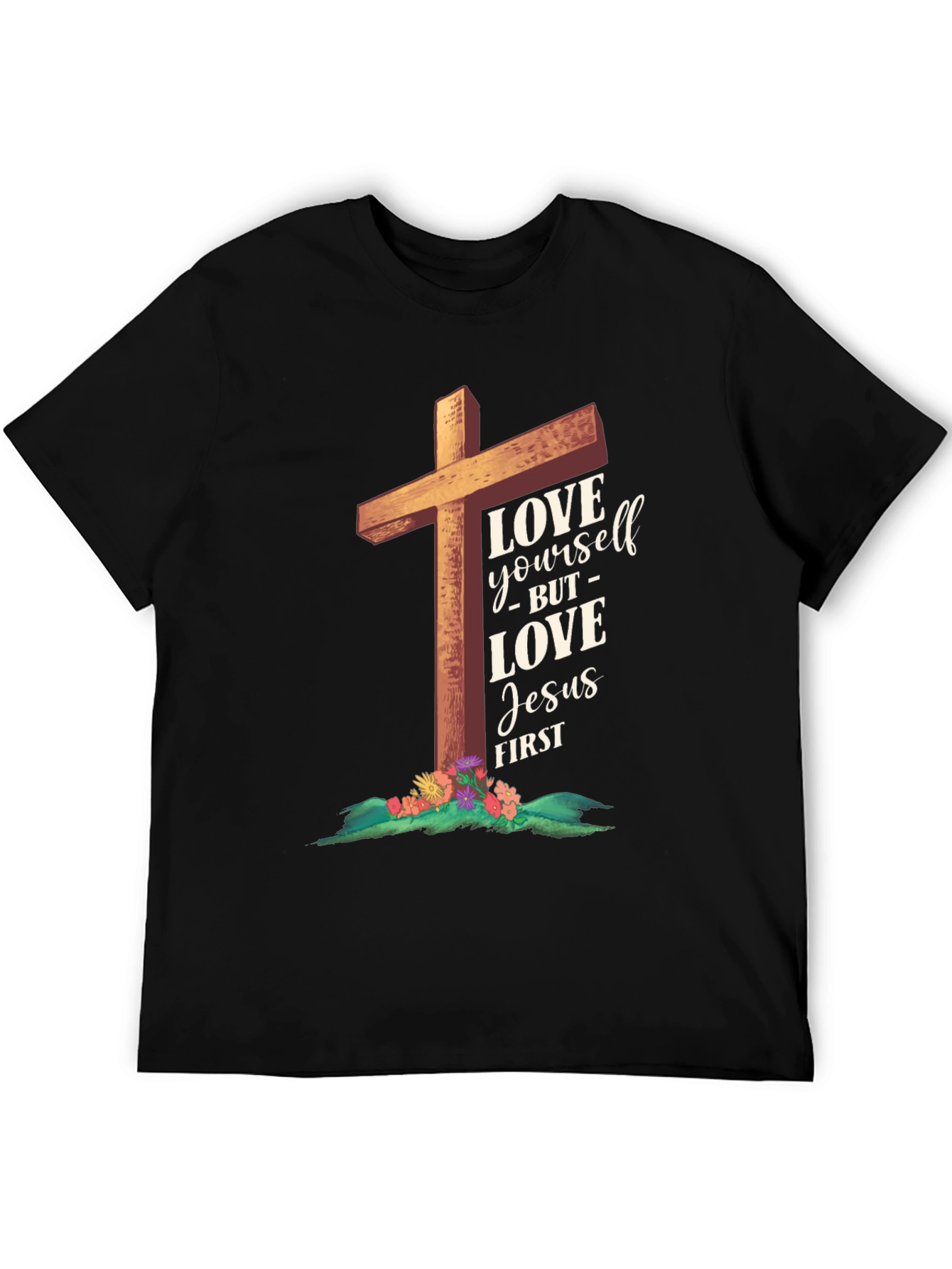 Love Jesus First Graphic Tee