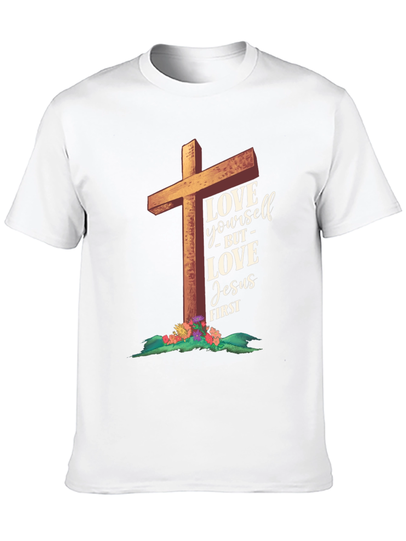 Love Jesus First Graphic Tee
