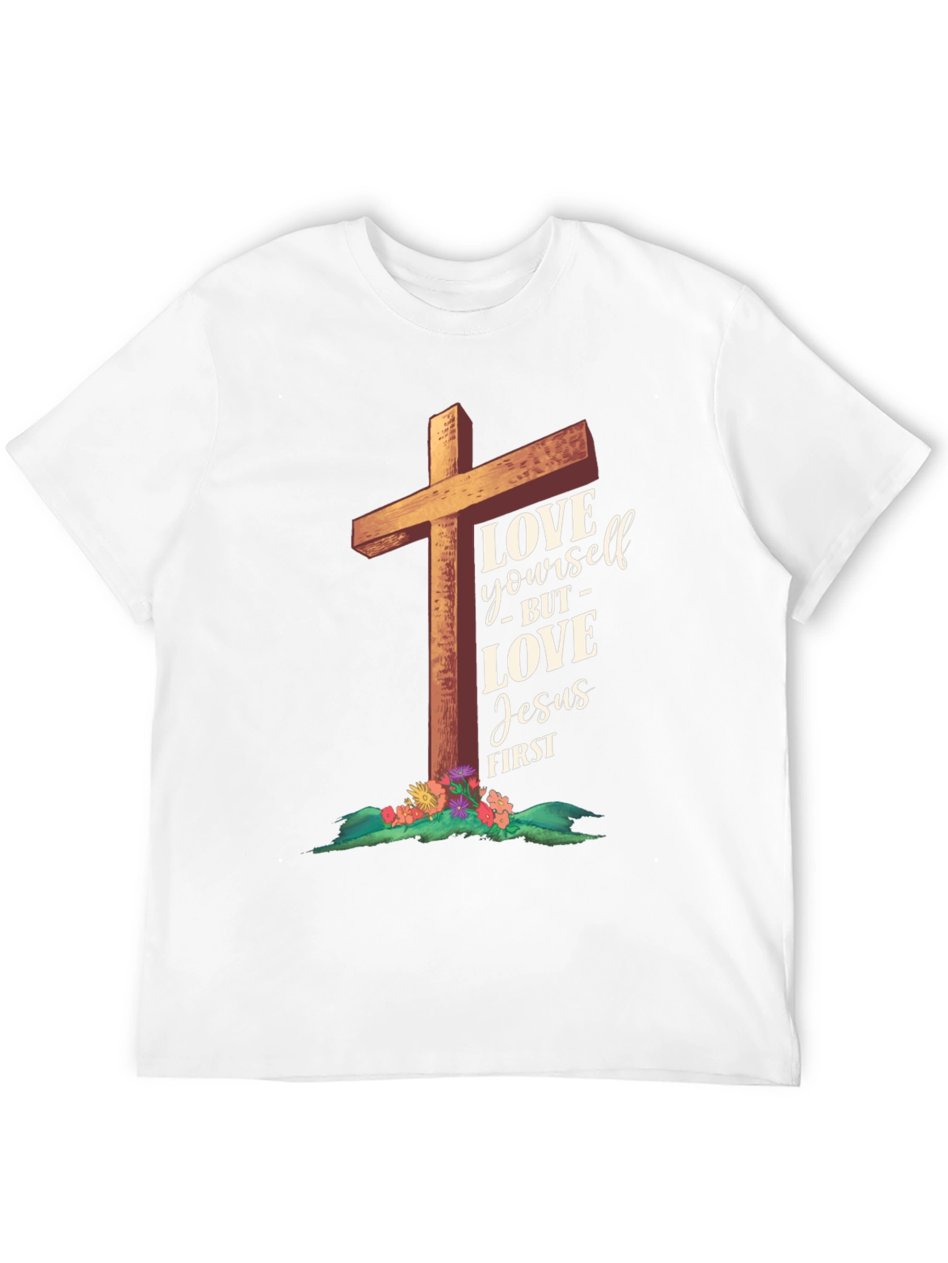 Love Jesus First Graphic Tee