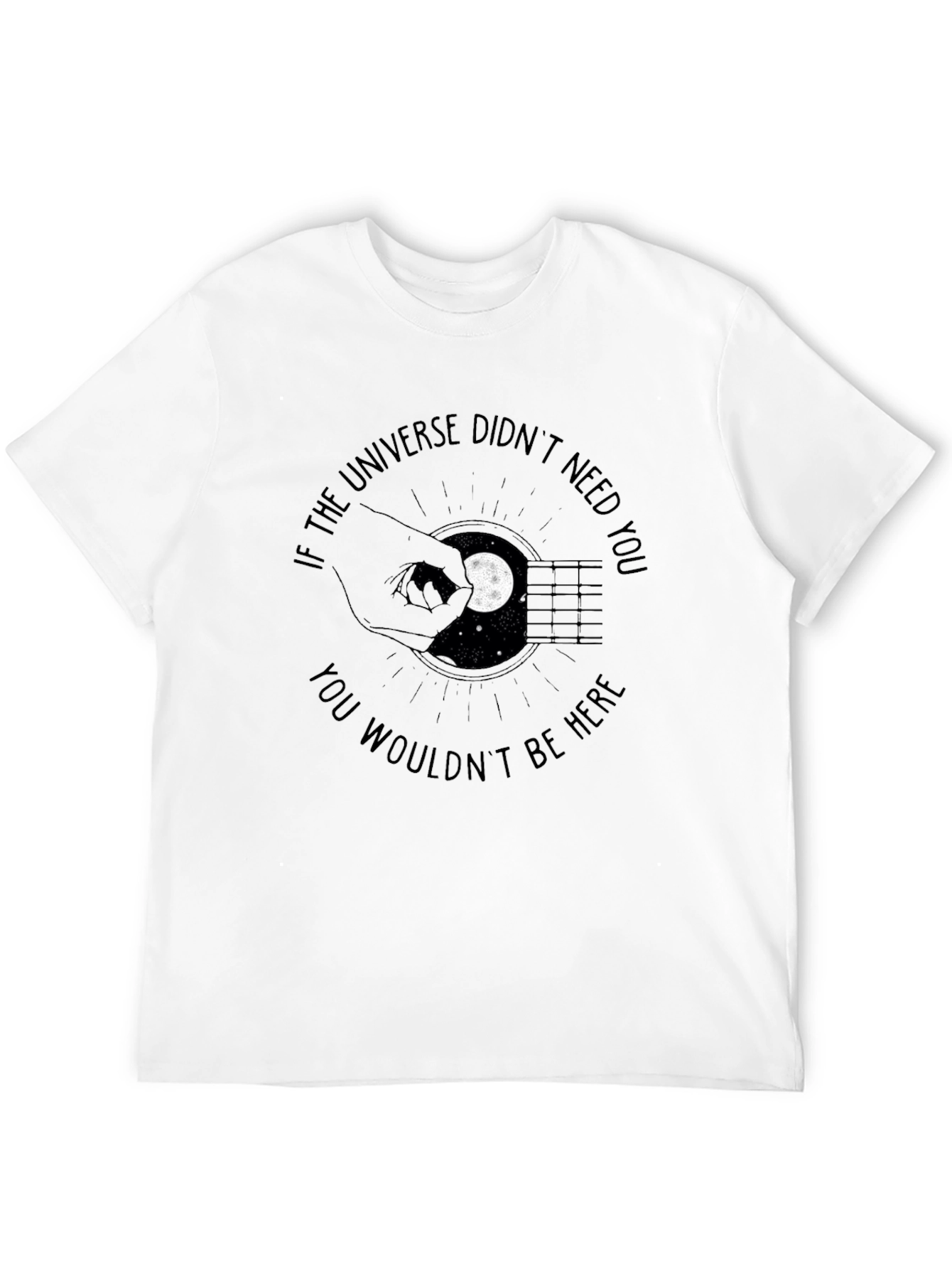 Universe Needs You Graphic T-Shirt - Black