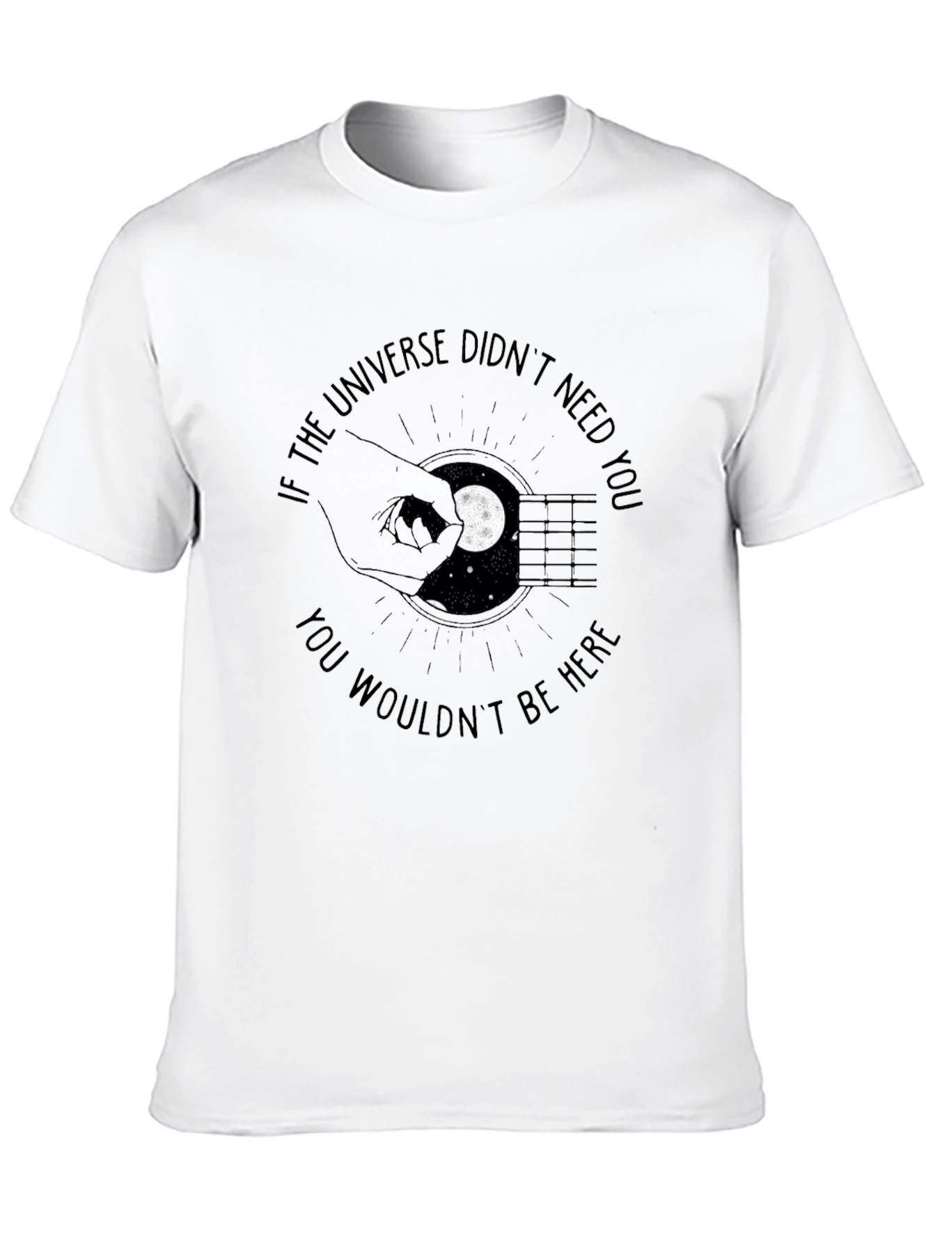 Universe Needs You Graphic T-Shirt - Black
