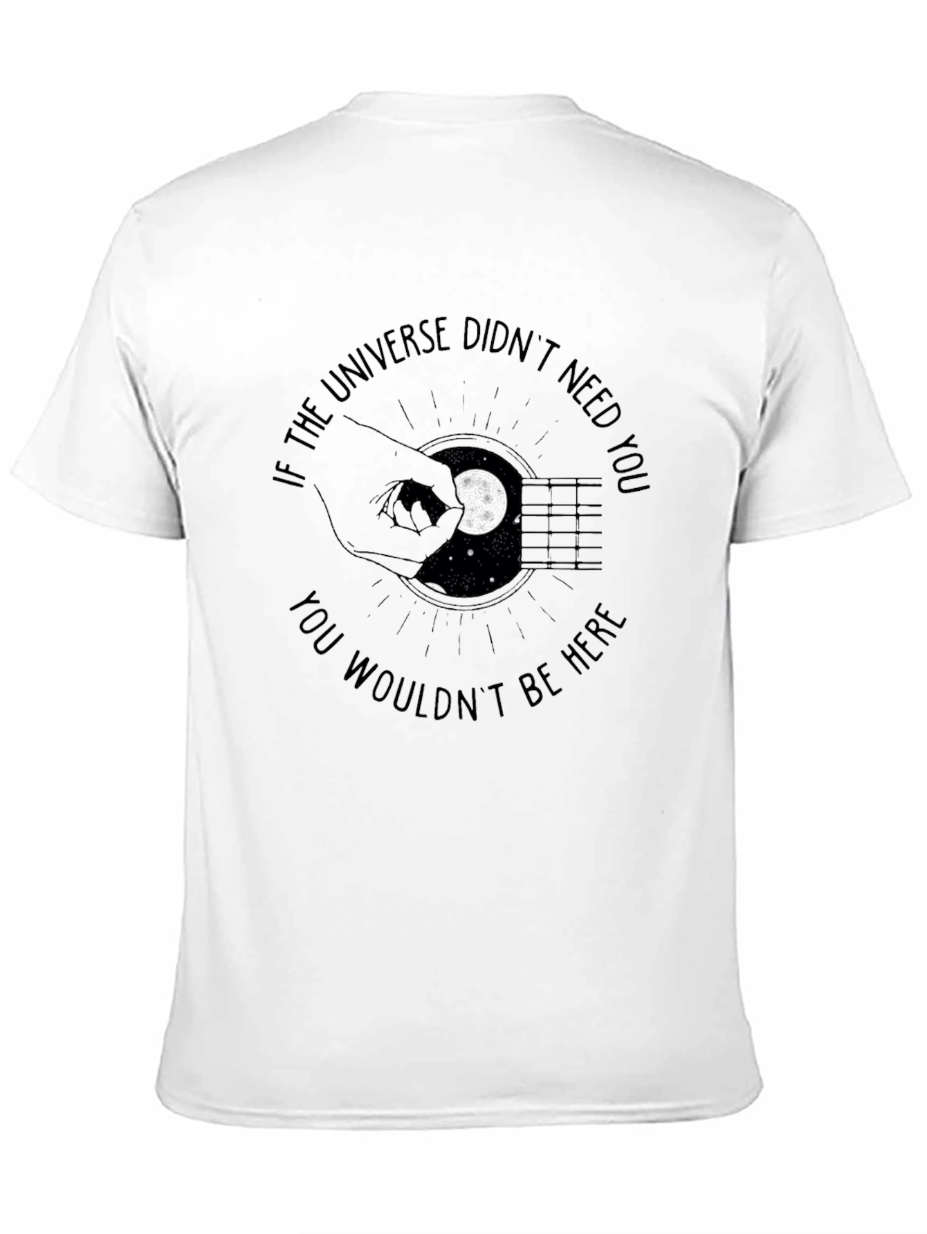 Universe Needs You Graphic T-Shirt - Black