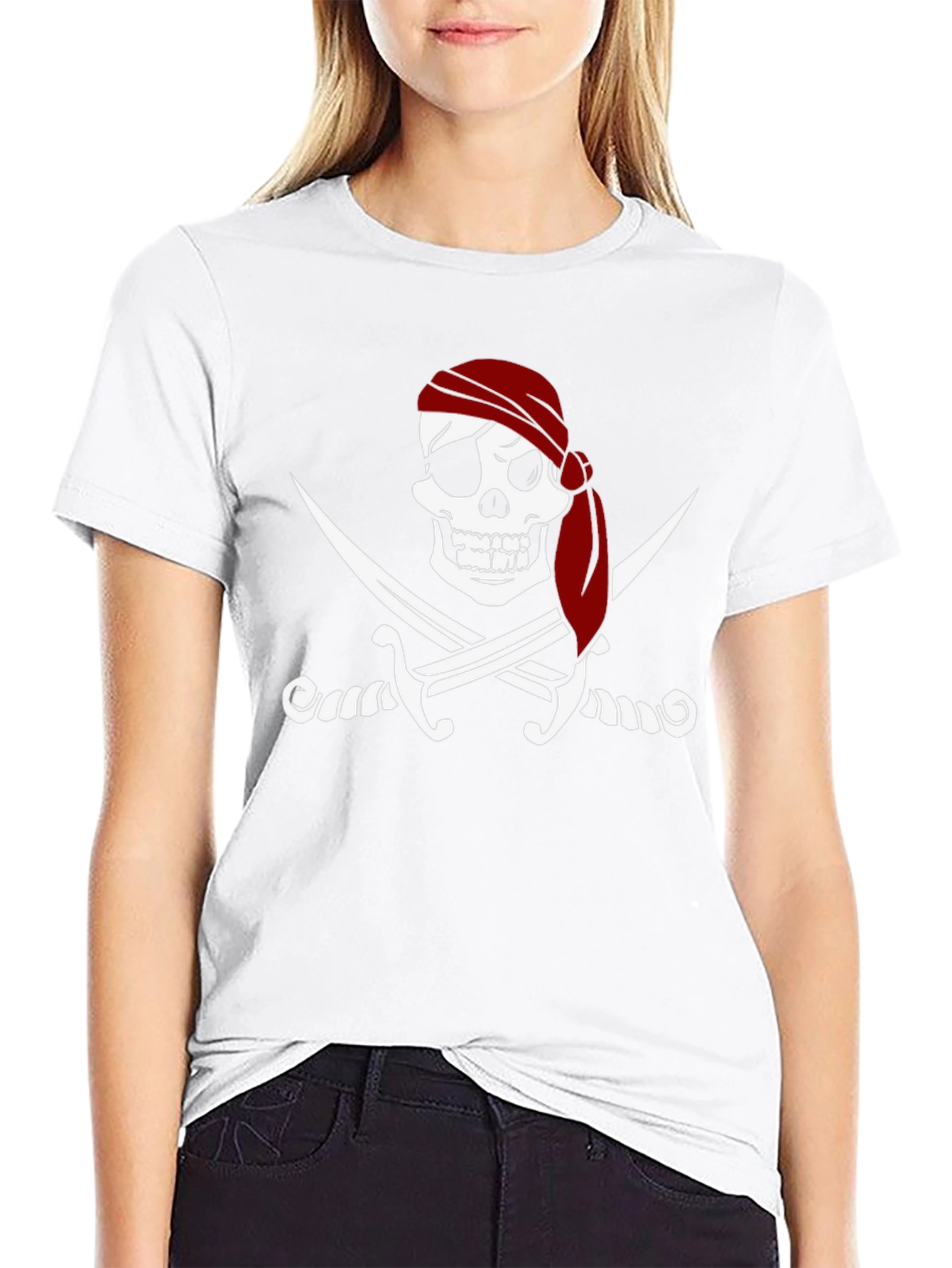 Pirate Skull & Swords Graphic Tee