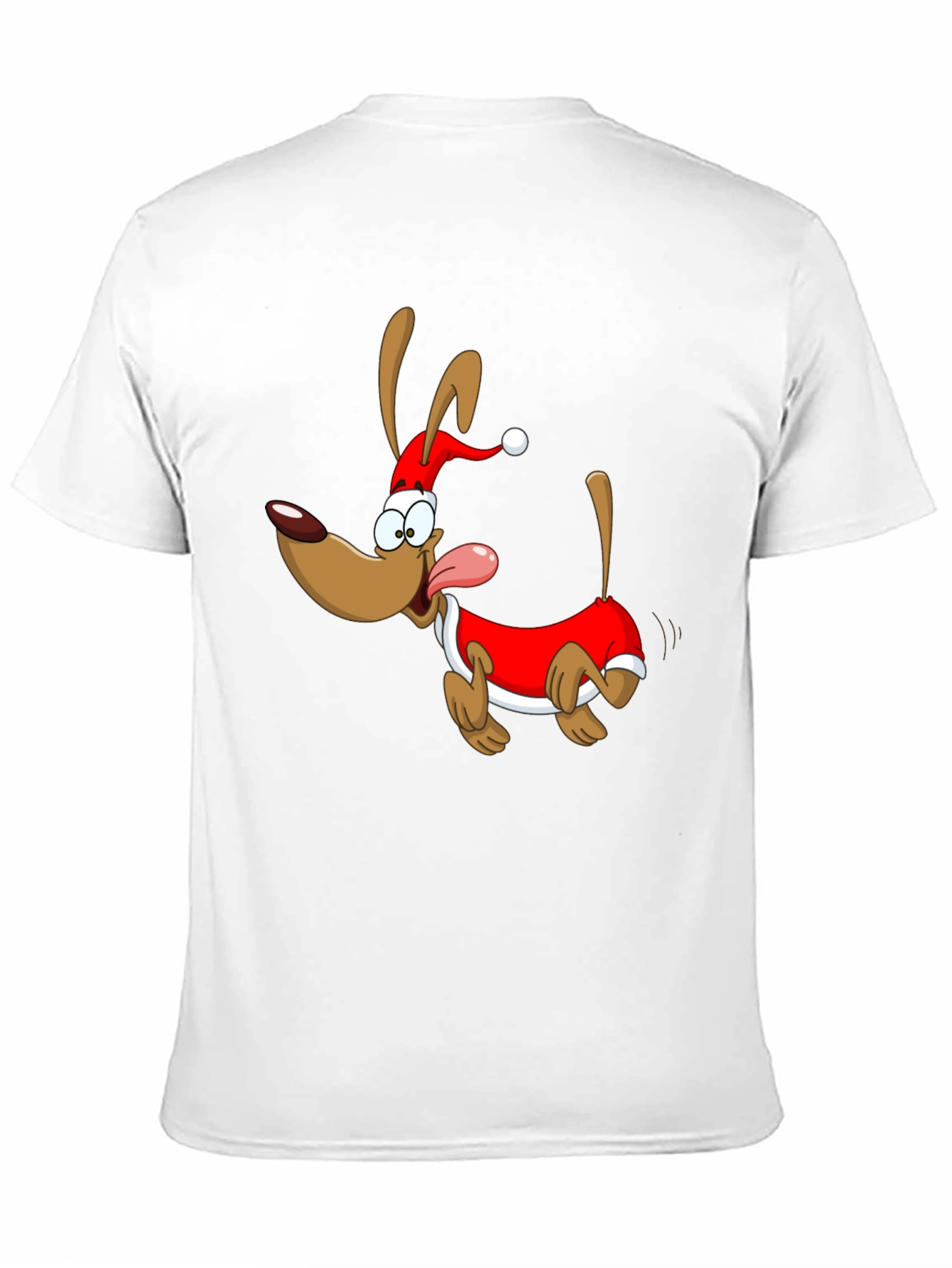 Festive Cartoon Dog T-Shirt