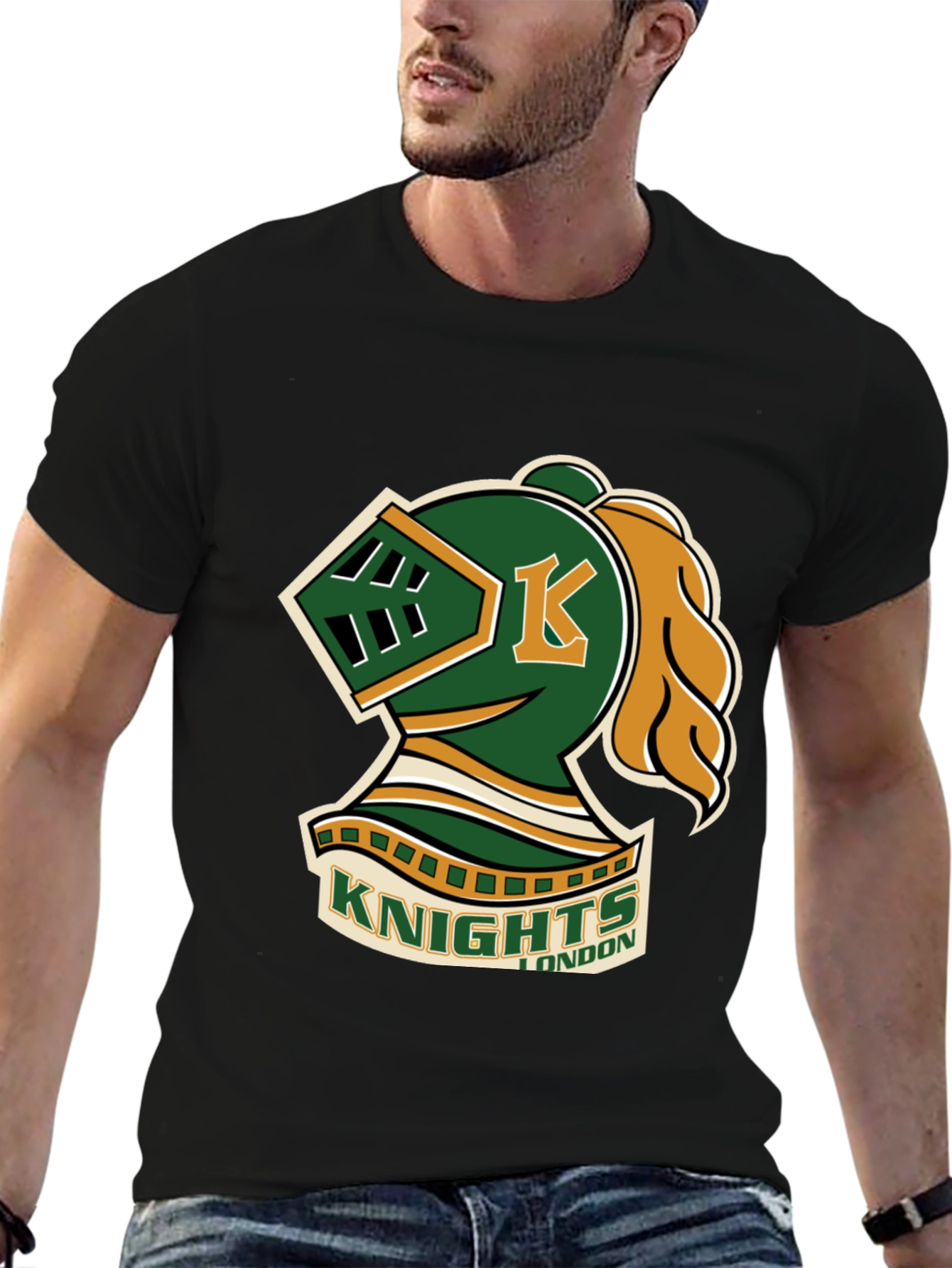 Knights London Graphic T-Shirt - Black