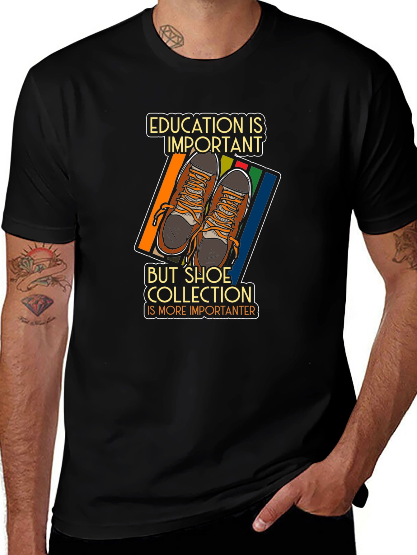 Education is Important Shoe Collection T-Shirt