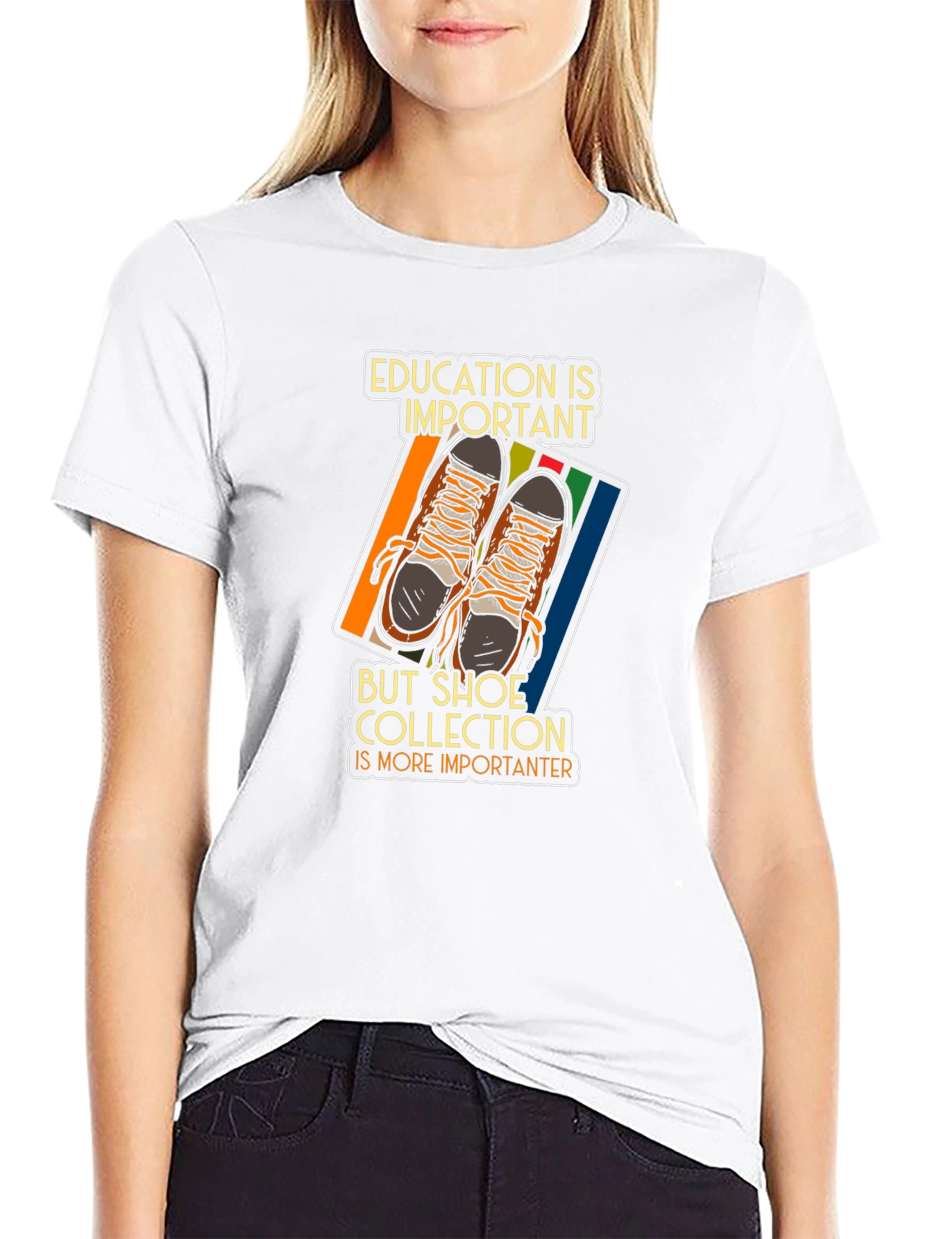 Education is Important Shoe Collection T-Shirt