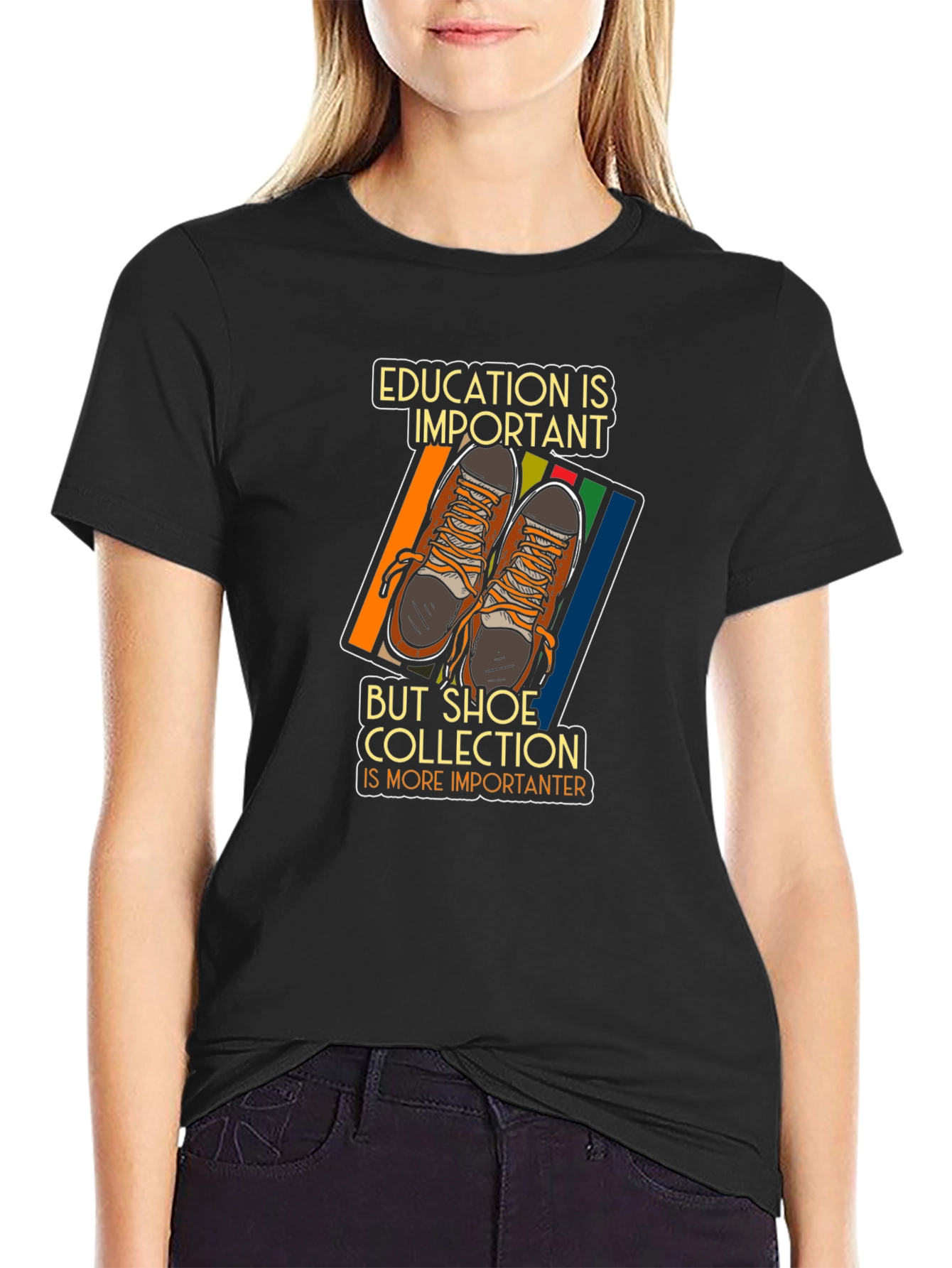 Education is Important Shoe Collection T-Shirt