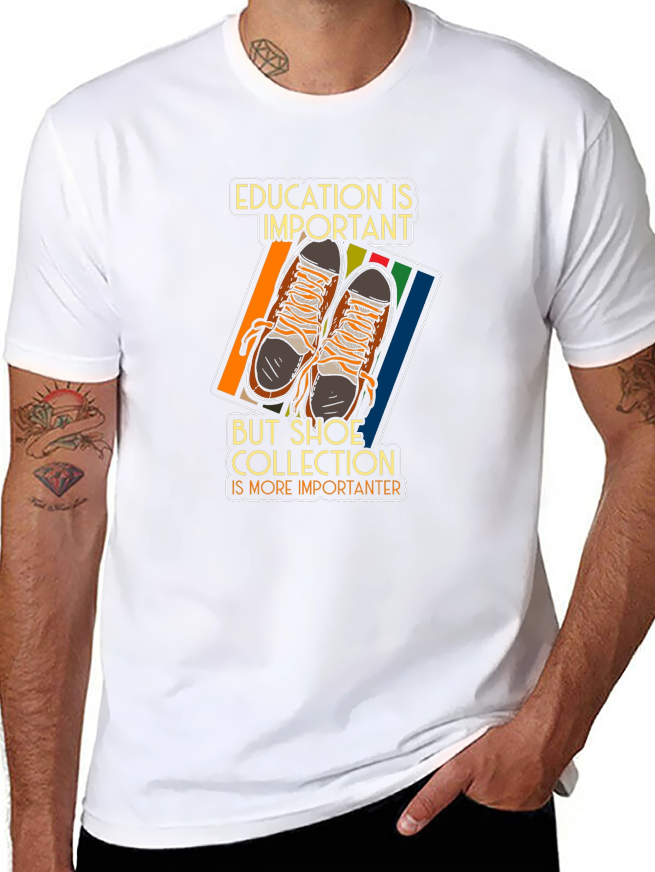 Education is Important Shoe Collection T-Shirt