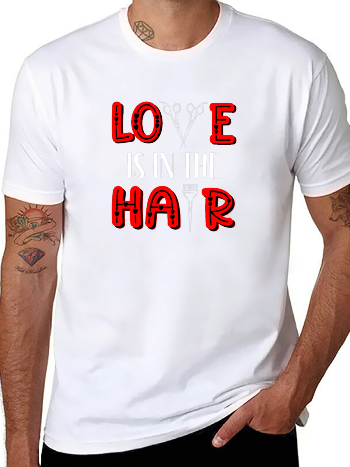 Love is in the Hair Graphic Tee