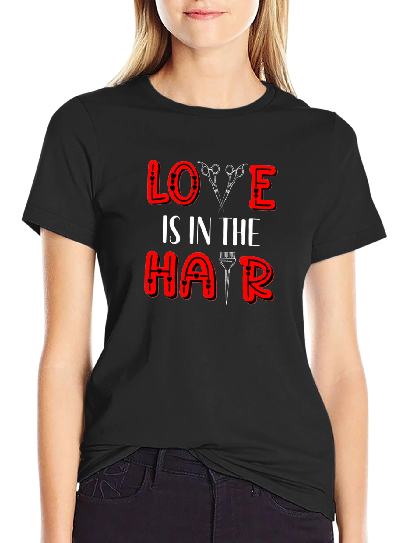 Love is in the Hair Graphic Tee