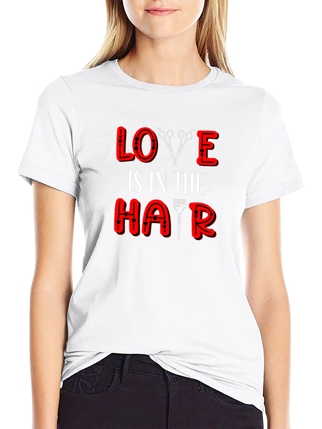 Love is in the Hair Graphic Tee