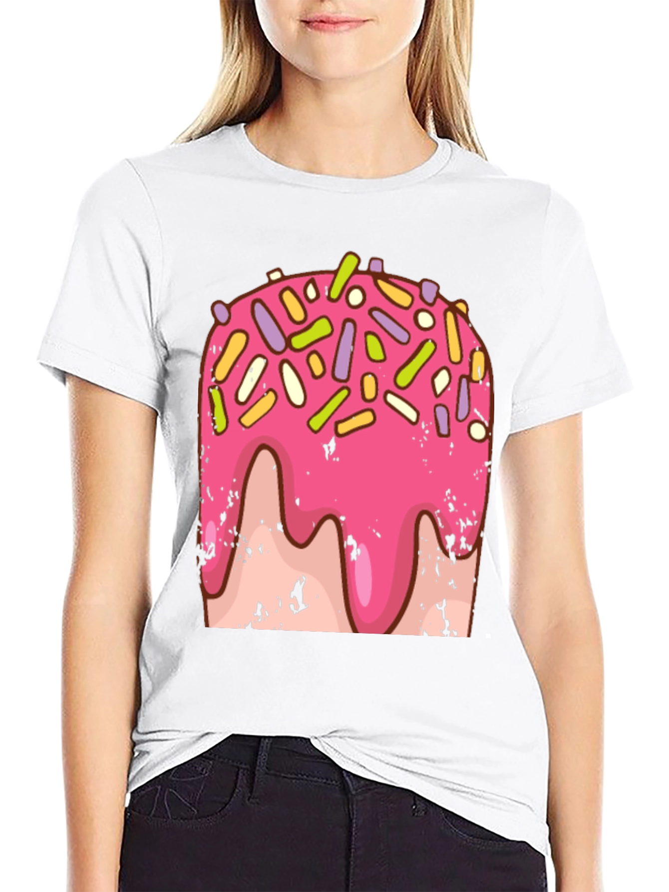Donut Glaze Graphic Tee - Unisex Casual T-Shirt