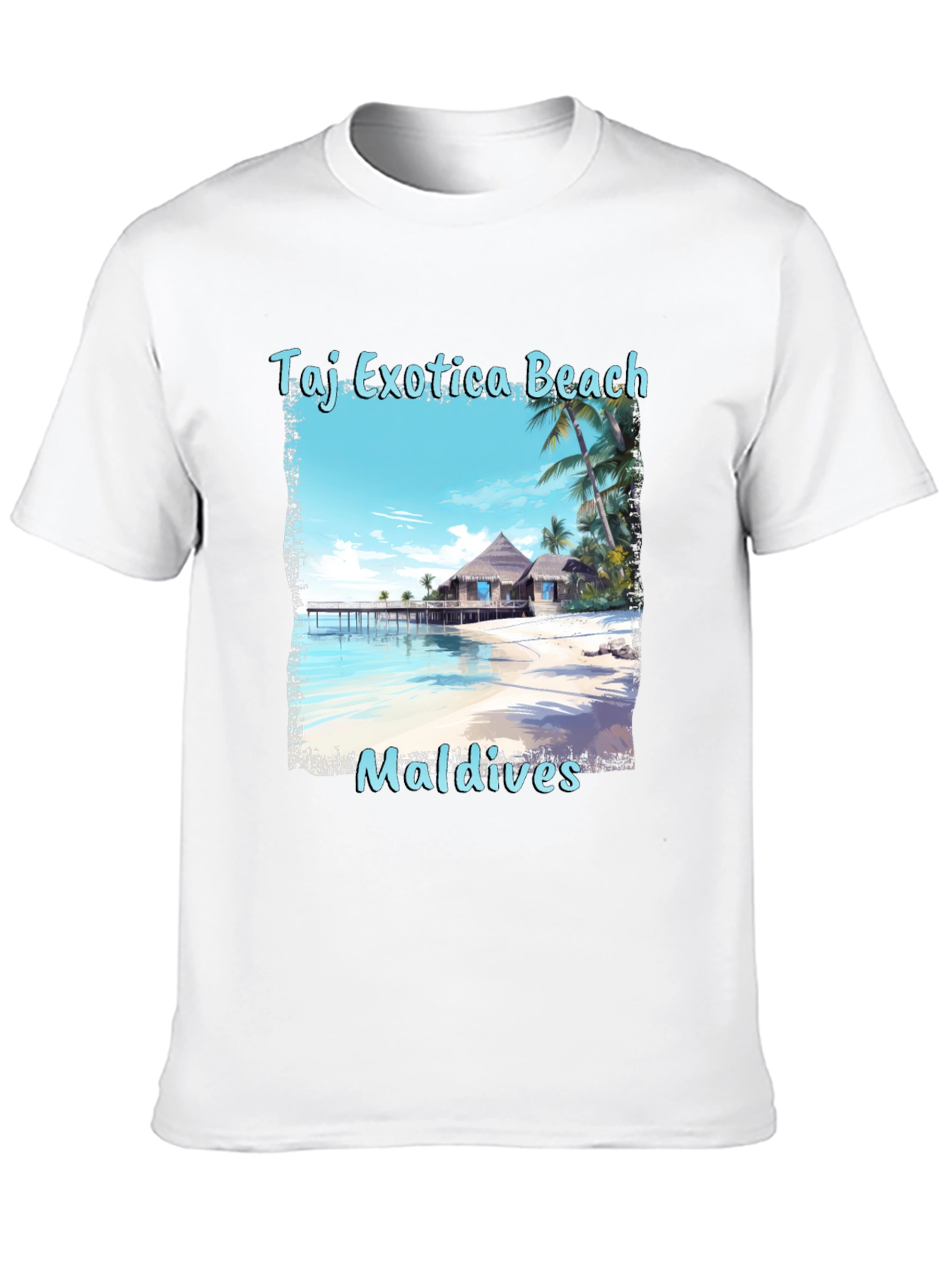 Taj Exotica Beach Maldives T-Shirt