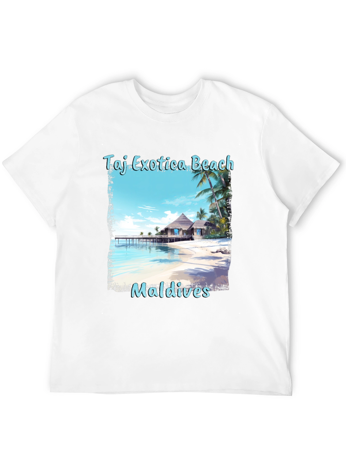 Taj Exotica Beach Maldives T-Shirt