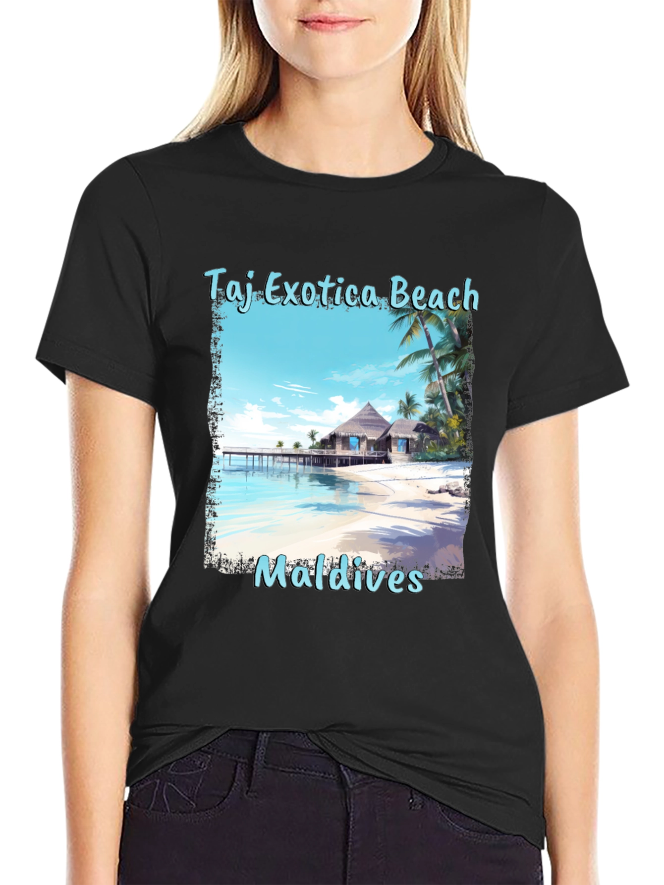 Taj Exotica Beach Maldives T-Shirt