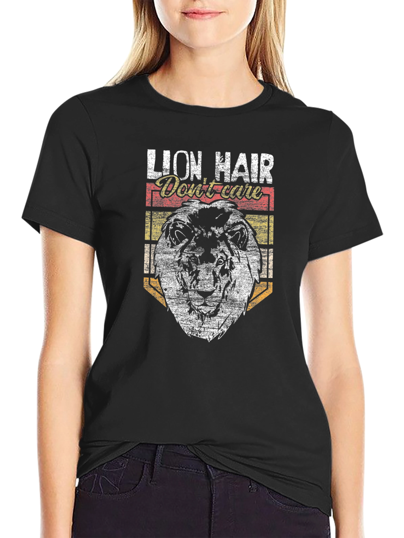 Lion Hair Dont Care Graphic Tee