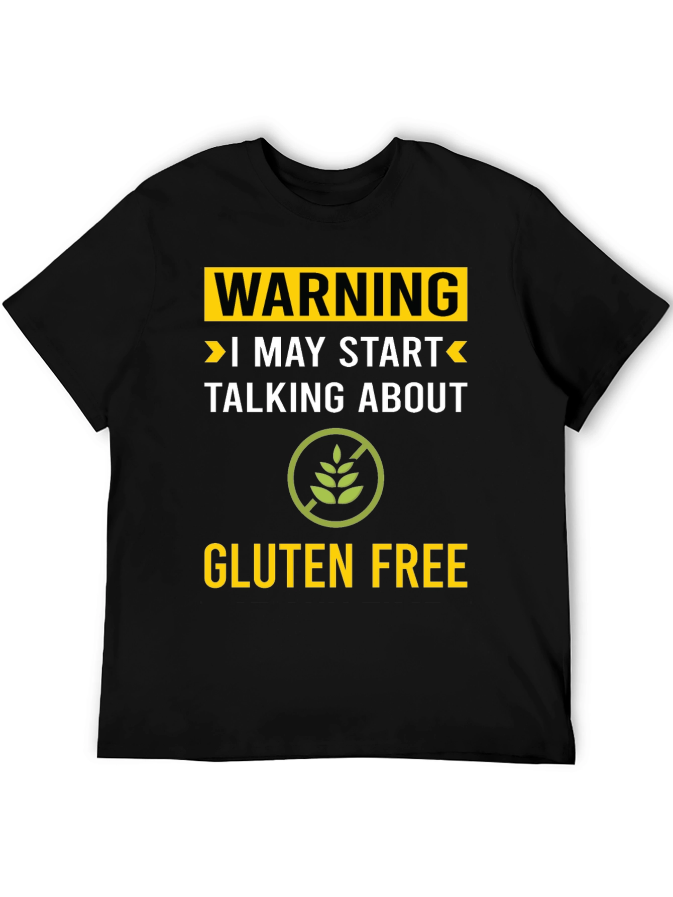 Warning Gluten Free T-Shirt
