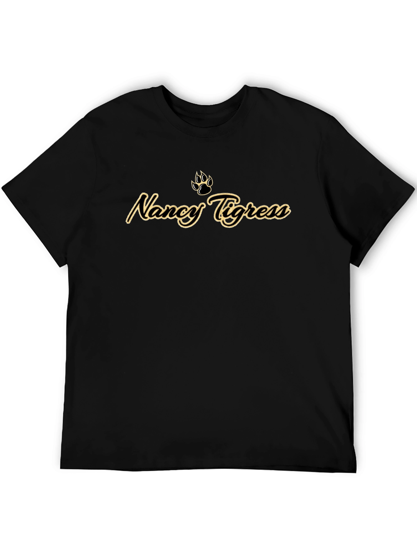Nancy Tigress Graphic Tee - Black T-Shirt