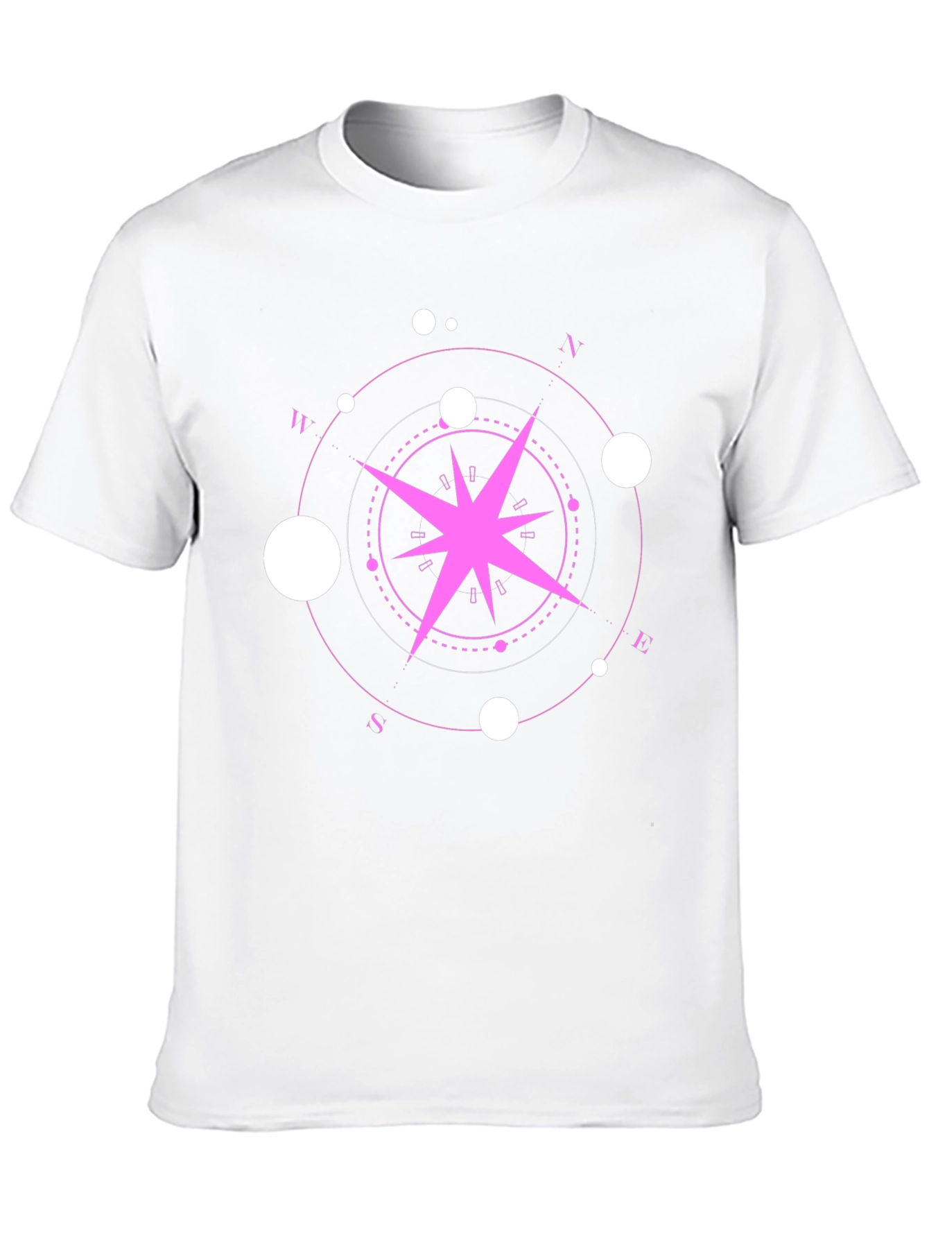 Compass Rose Graphic Tee - Black