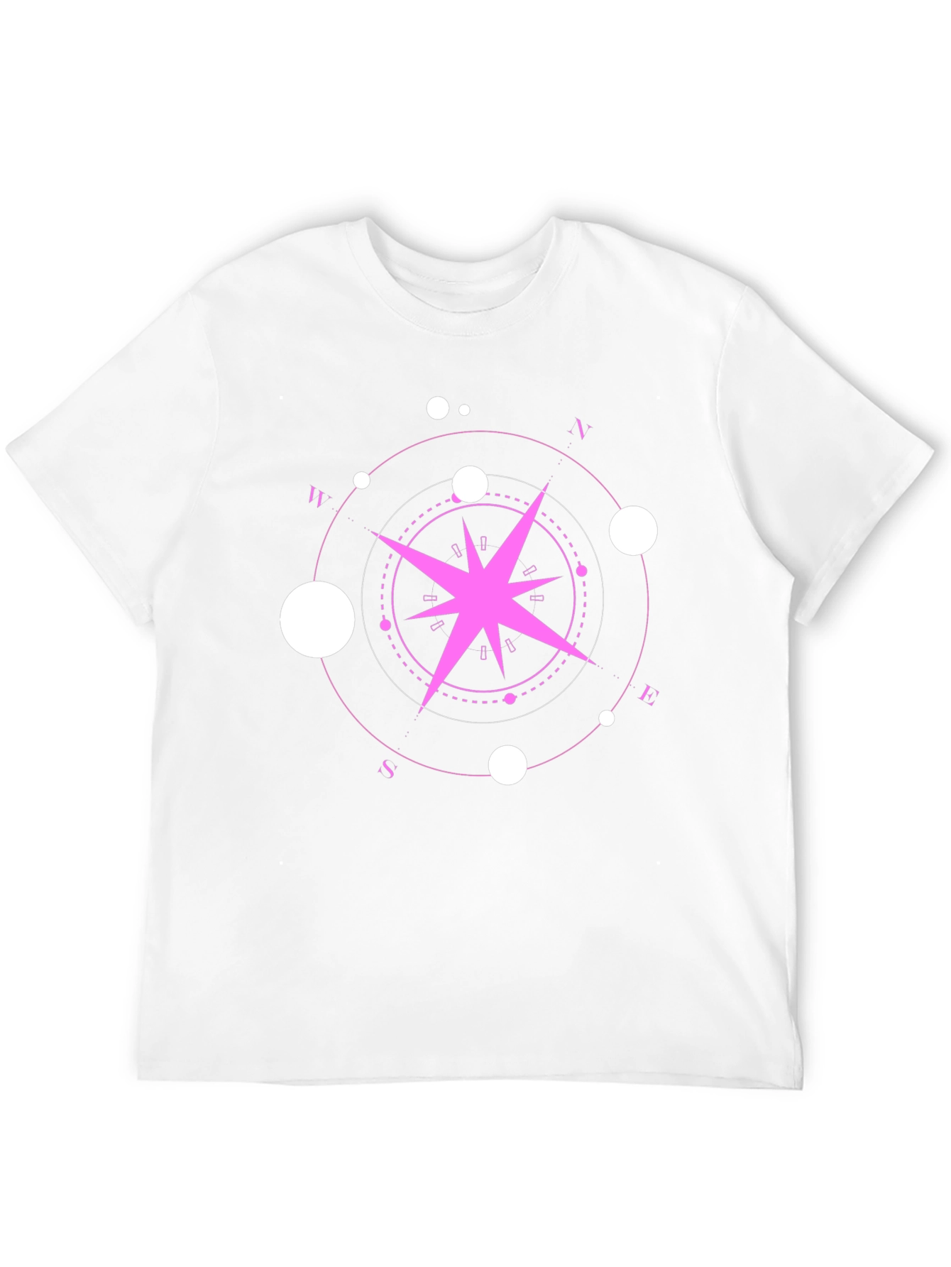 Compass Rose Graphic Tee - Black