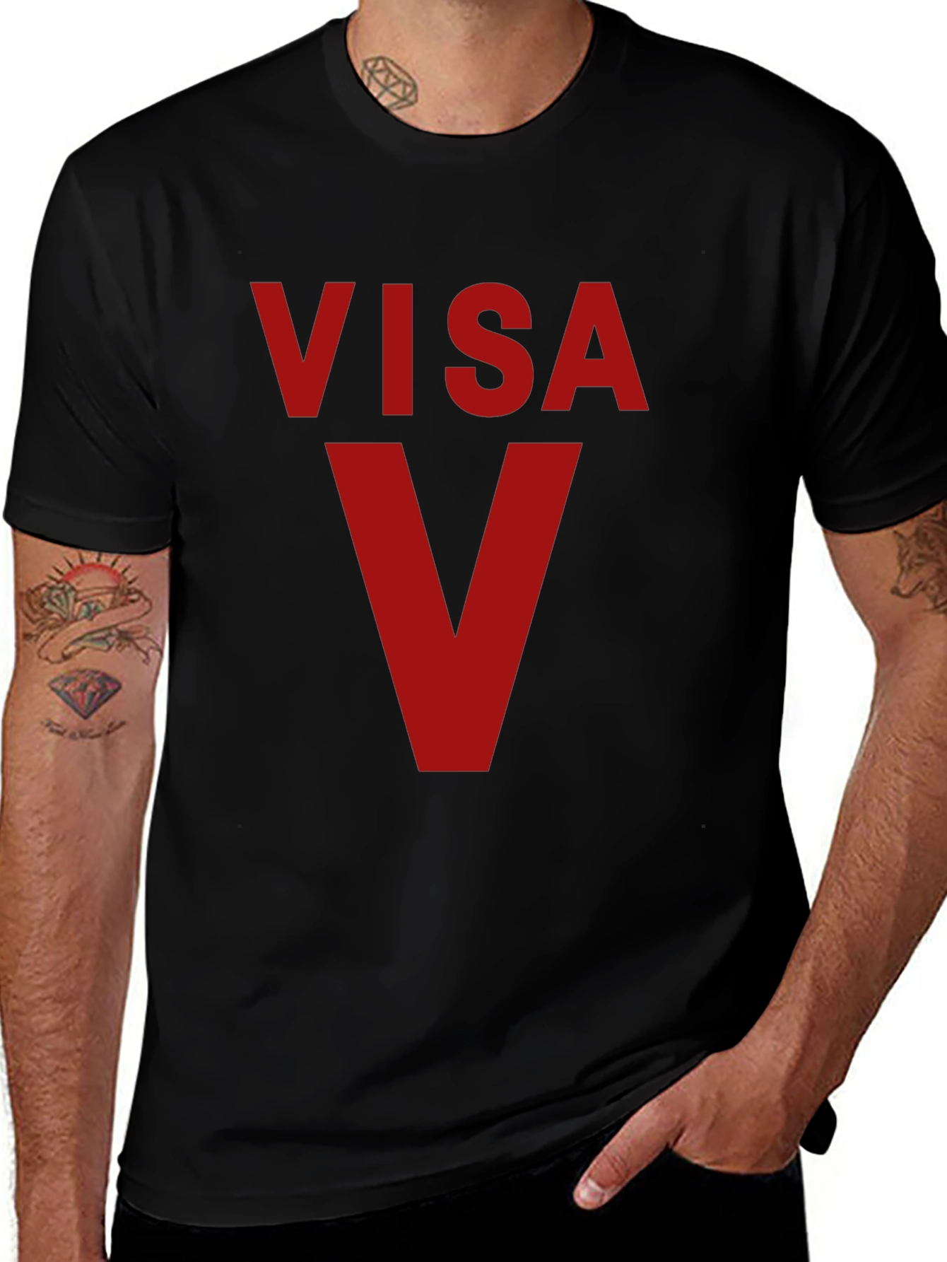 VISA V Graphic T-Shirt - Bold & Stylish