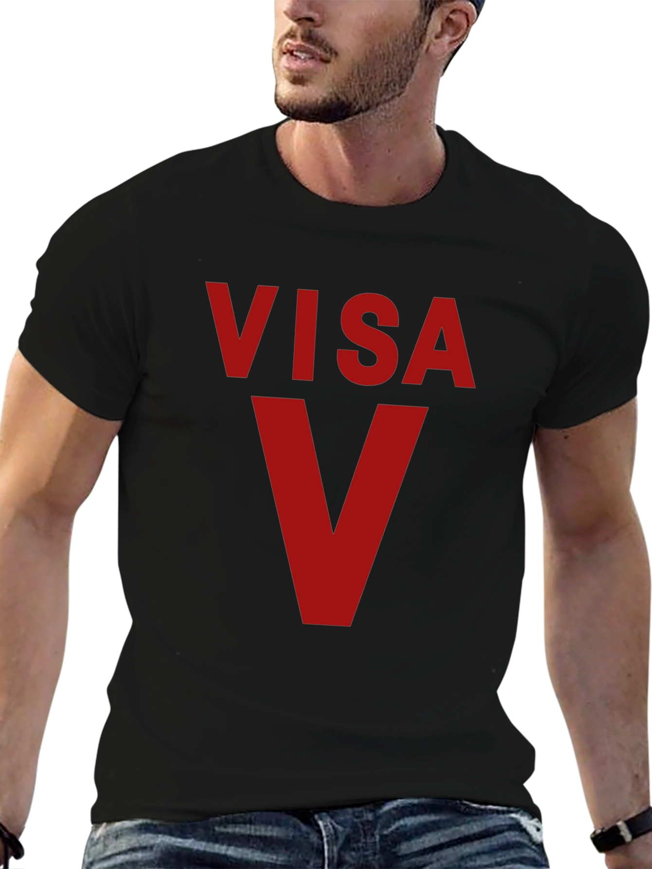 VISA V Graphic T-Shirt - Bold & Stylish
